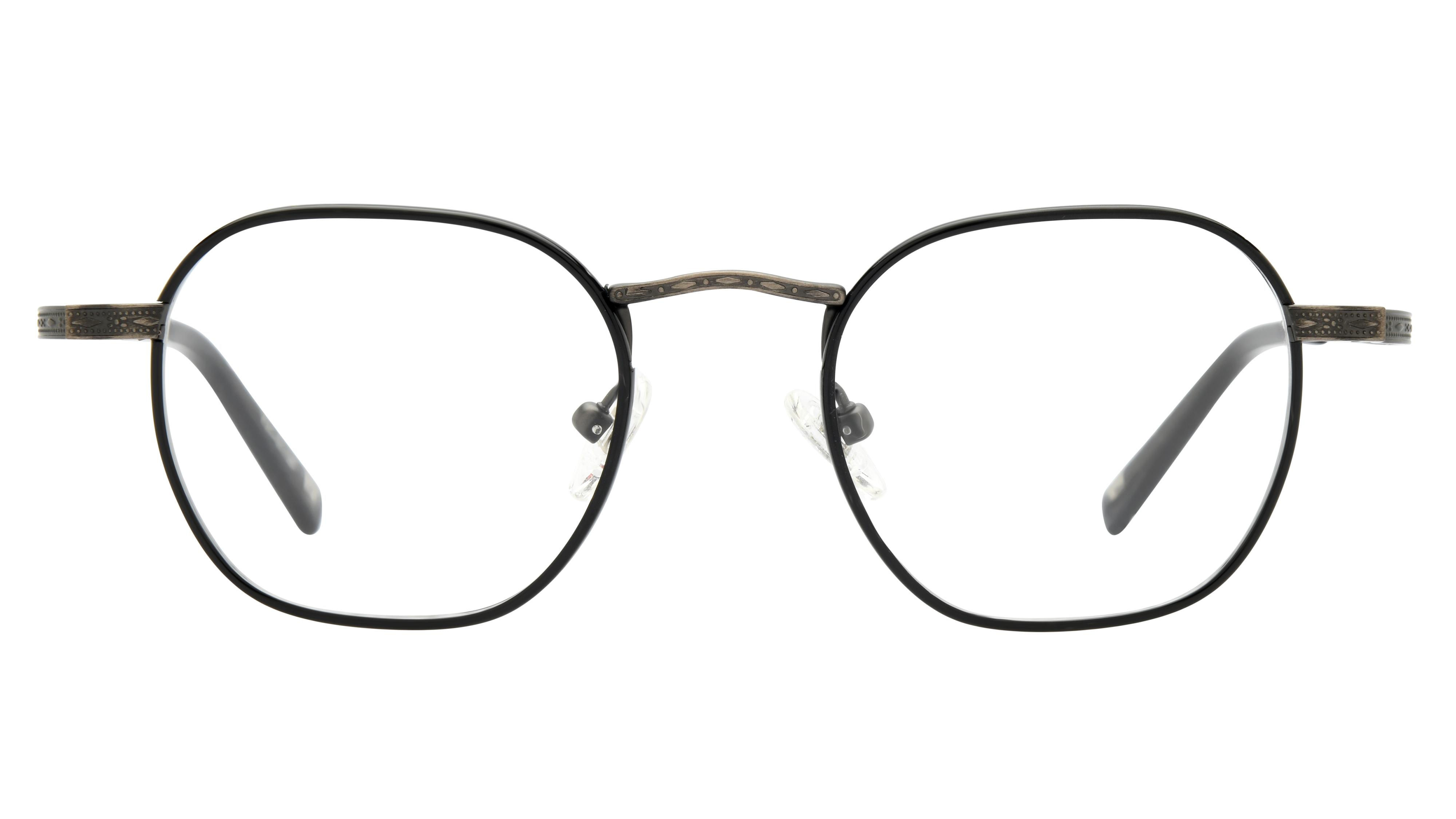 Lunettes de vue L'Atelier du Faubourg Homme Noir Carré Adf2504 Face