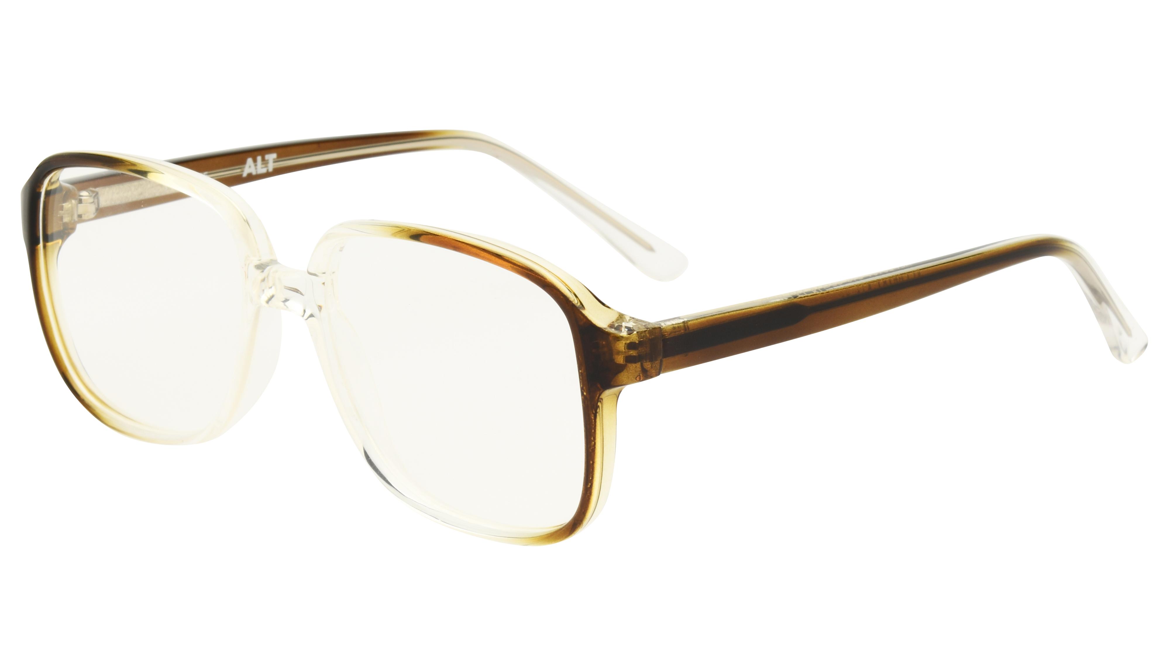 Lunettes de vue Alternance Femme Marron Tonneau Alt26101 Trois-Quart