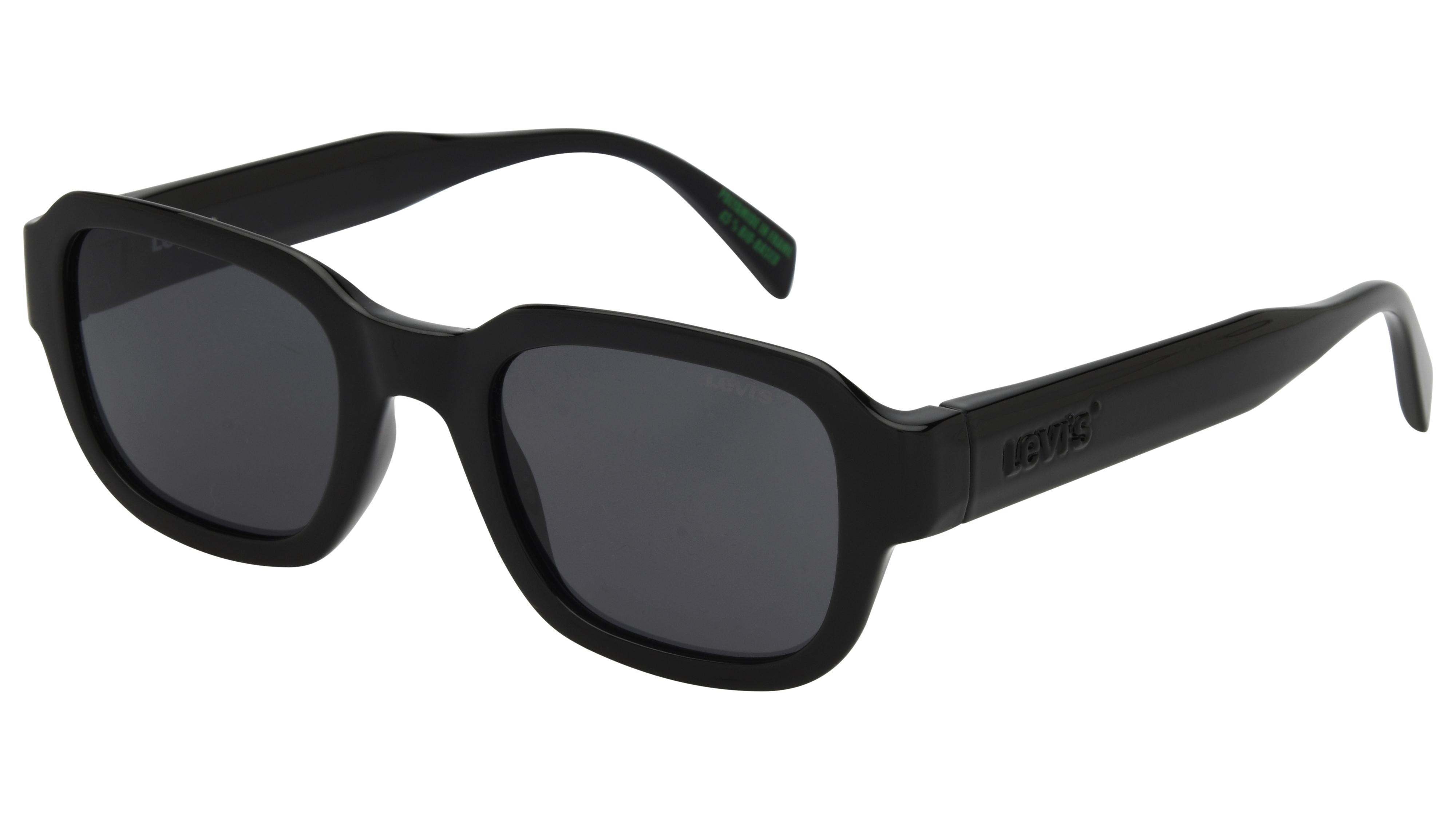 Lunettes de soleil Levi's Mixte Noir Carré Lv Trois-Quart
