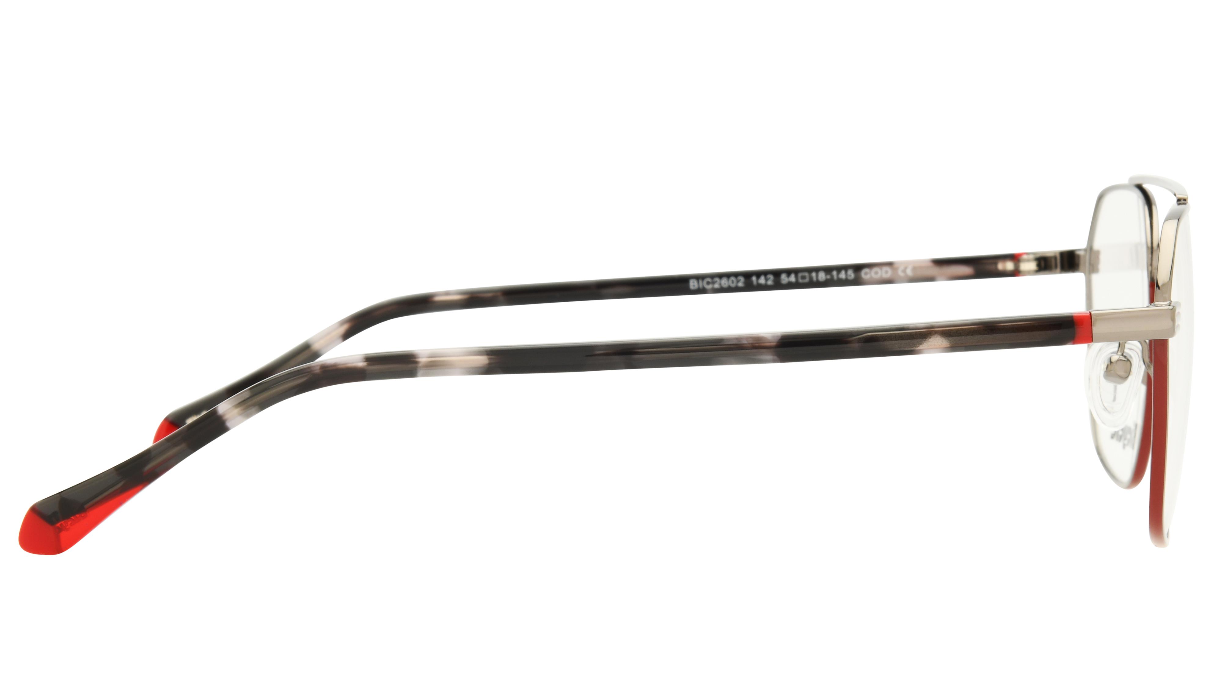 Lunettes de vue The Bicycle Homme Gris Aviateur Bic2602 Droite