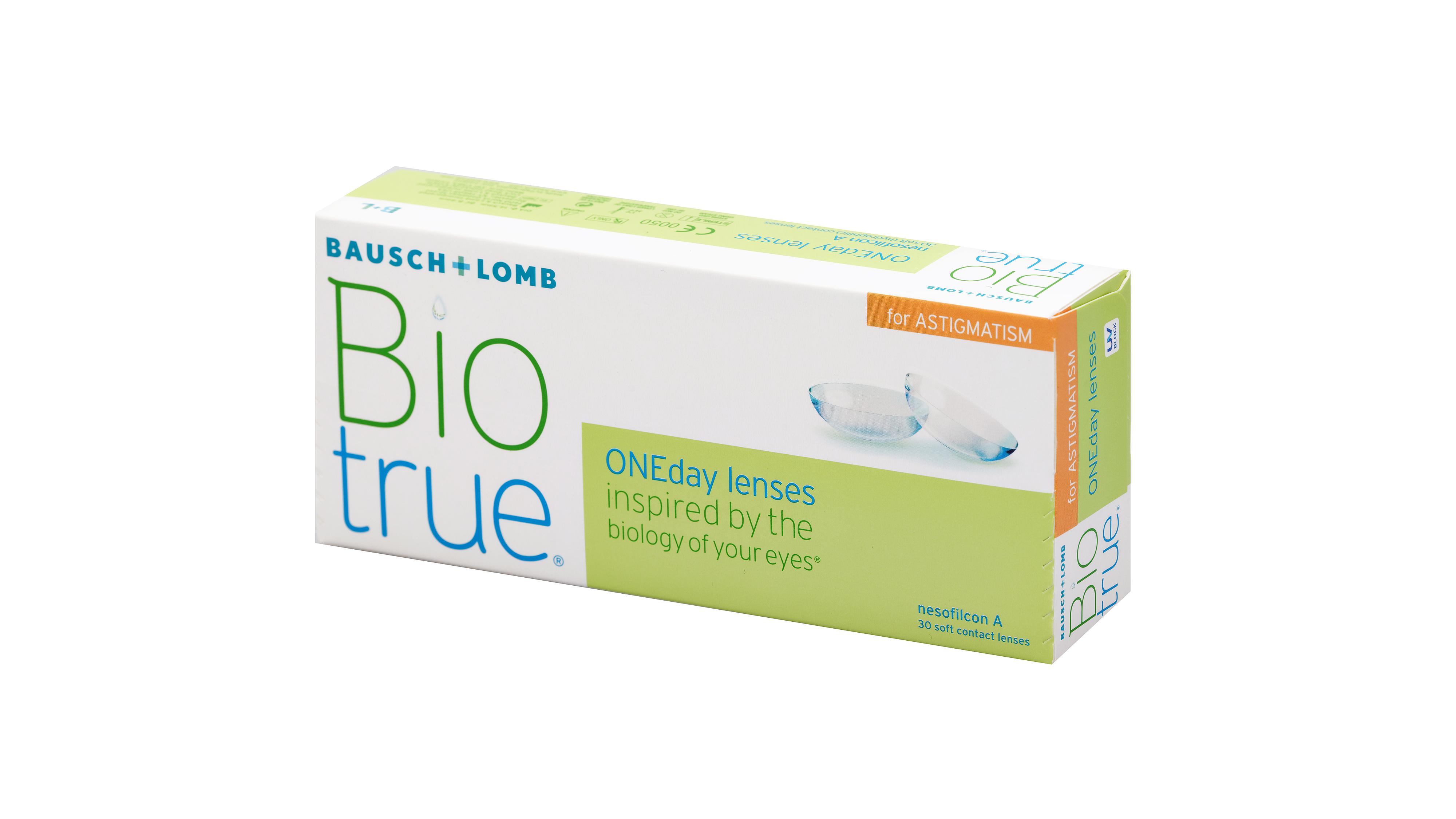 Lentilles de contact Biotrue One Day for Astigmatism Boite de 30