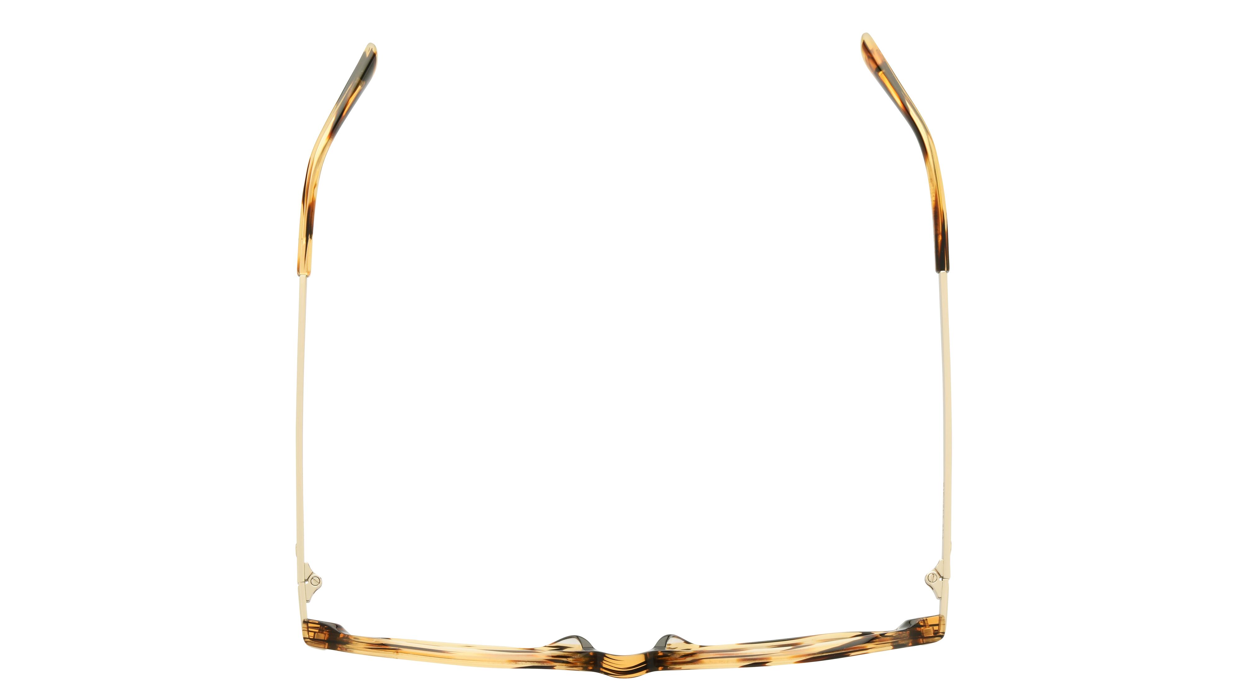 Lunettes de vue Siralya Femme Marron Tonneau Sir2508 Dessus