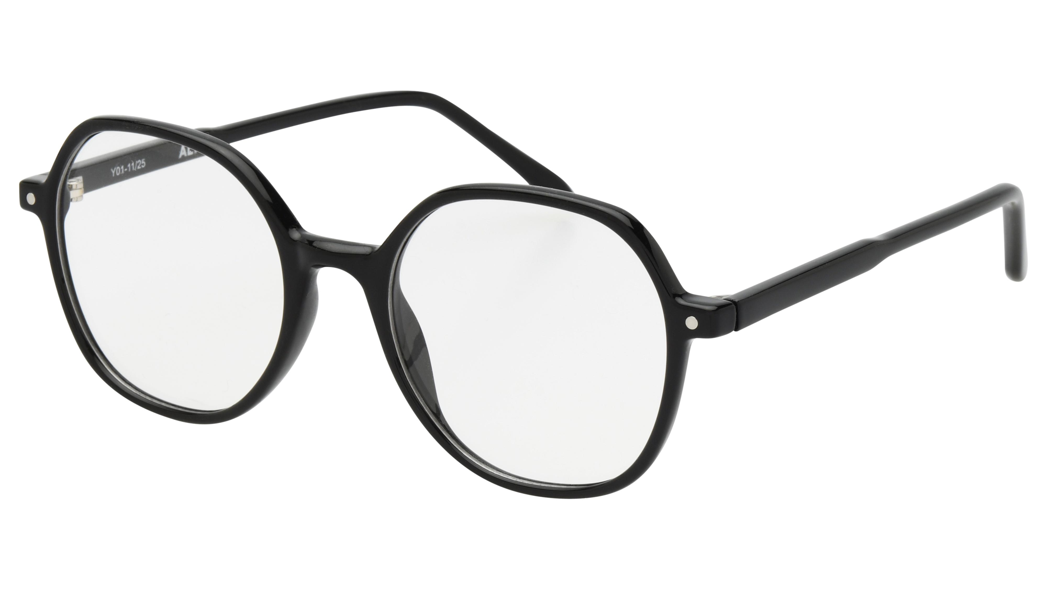 Lunettes de vue Alternance Femme Noir Tonneau alt26111 Trois-Quart