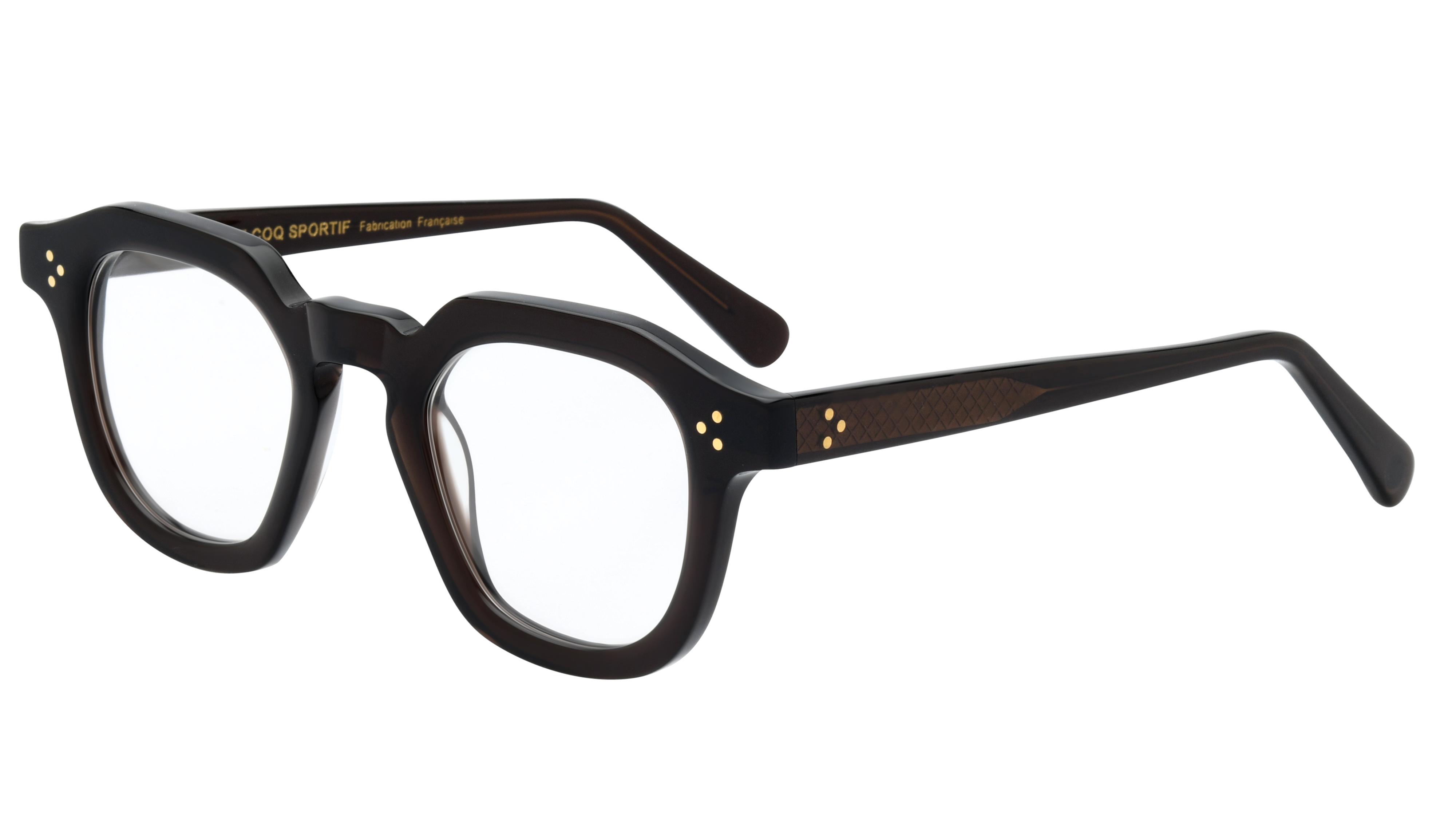 Lunettes de vue Le Coq Sportif Homme Marron Ovale Lcs2507 Trois-Quart