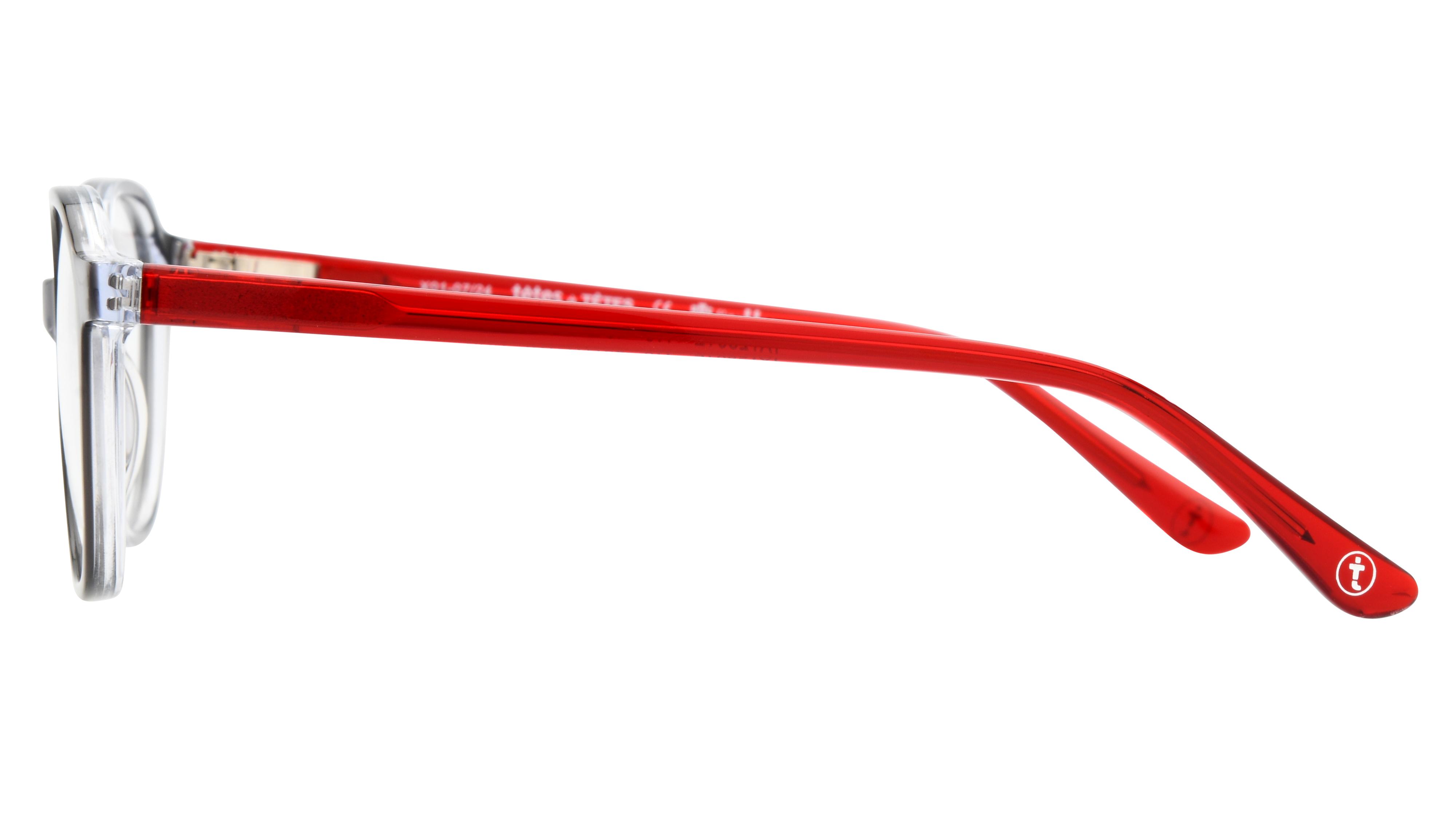 Lunettes de vue têtes à TETES Enfant Gris Ovale Tat2501E Gauche