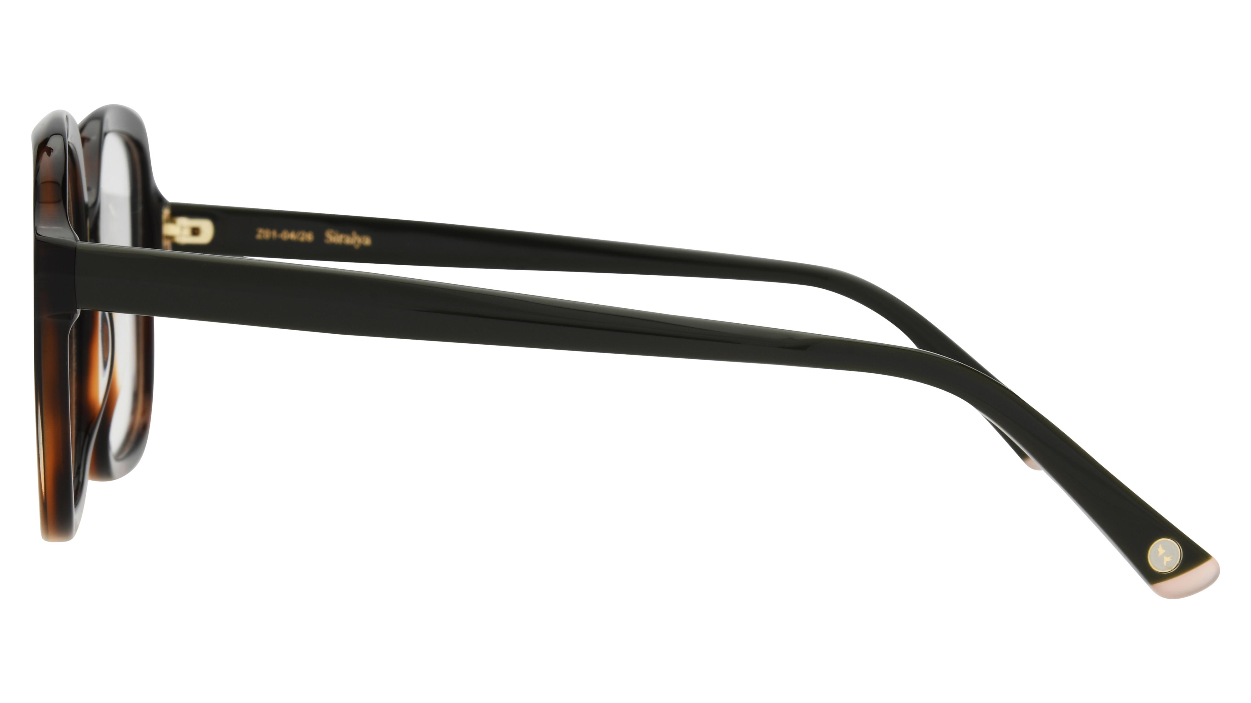 Lunettes de vue Siralya Femme Ecaille Carré sir2605 Gauche
