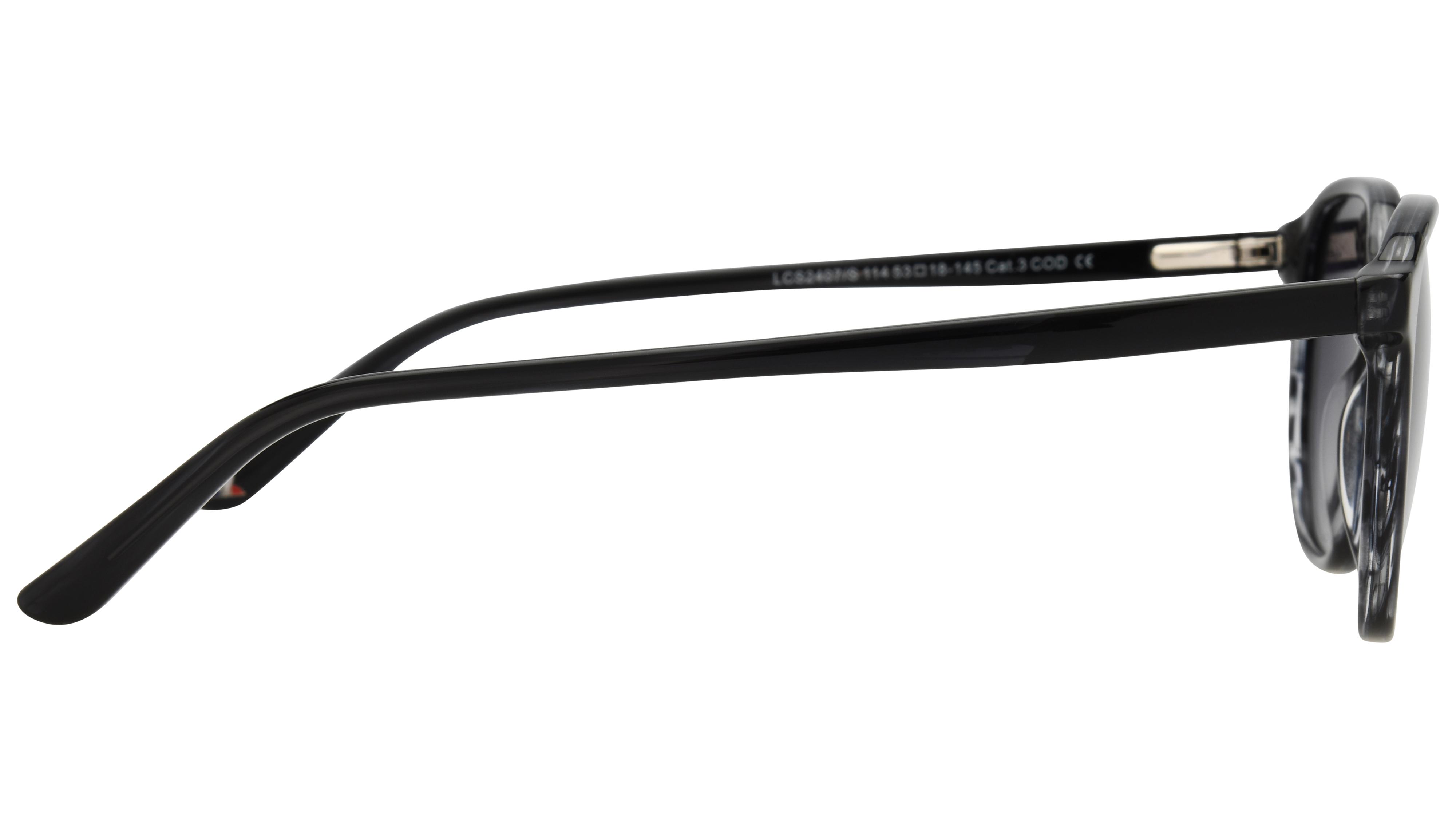 Lunettes de soleil Le Coq Sportif Homme Gris Rectangle Lcs2407/S Droite