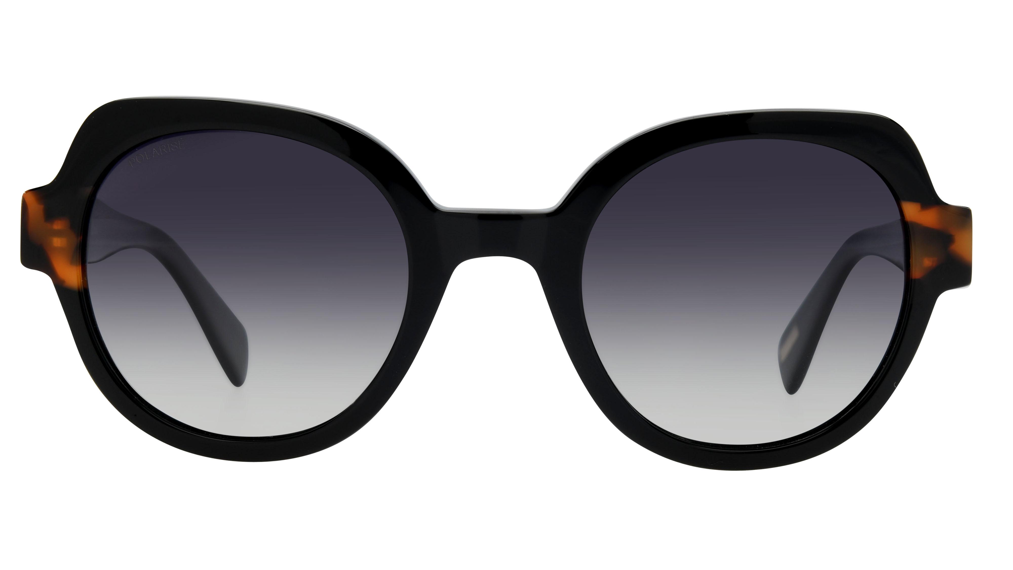 Lunettes de soleil Pol&Sun Femme Noir Papillon Pos2402 Face