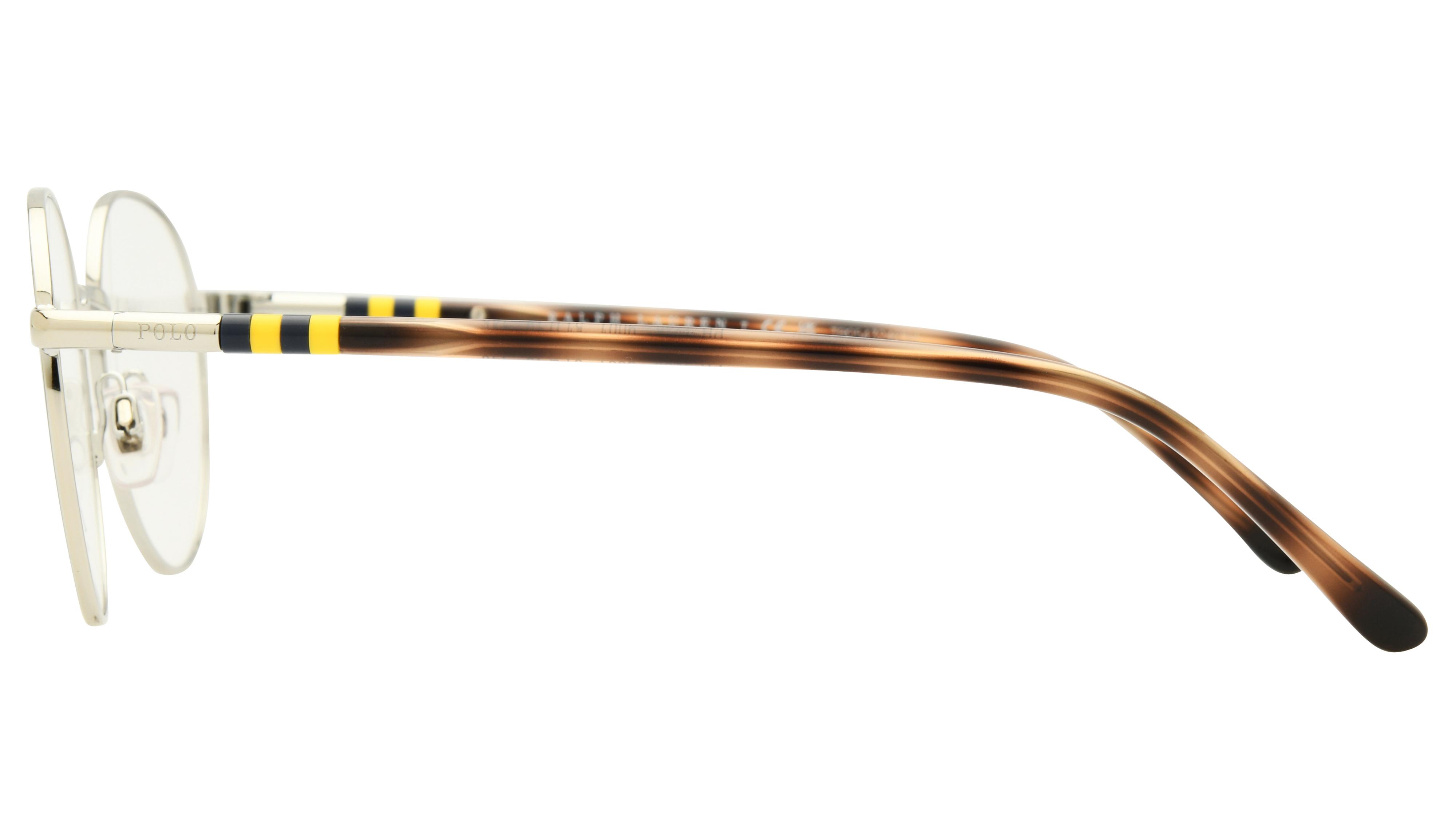 Lunettes de vue Polo Ralph Lauren Homme Gris Ronde PH1236 Gauche