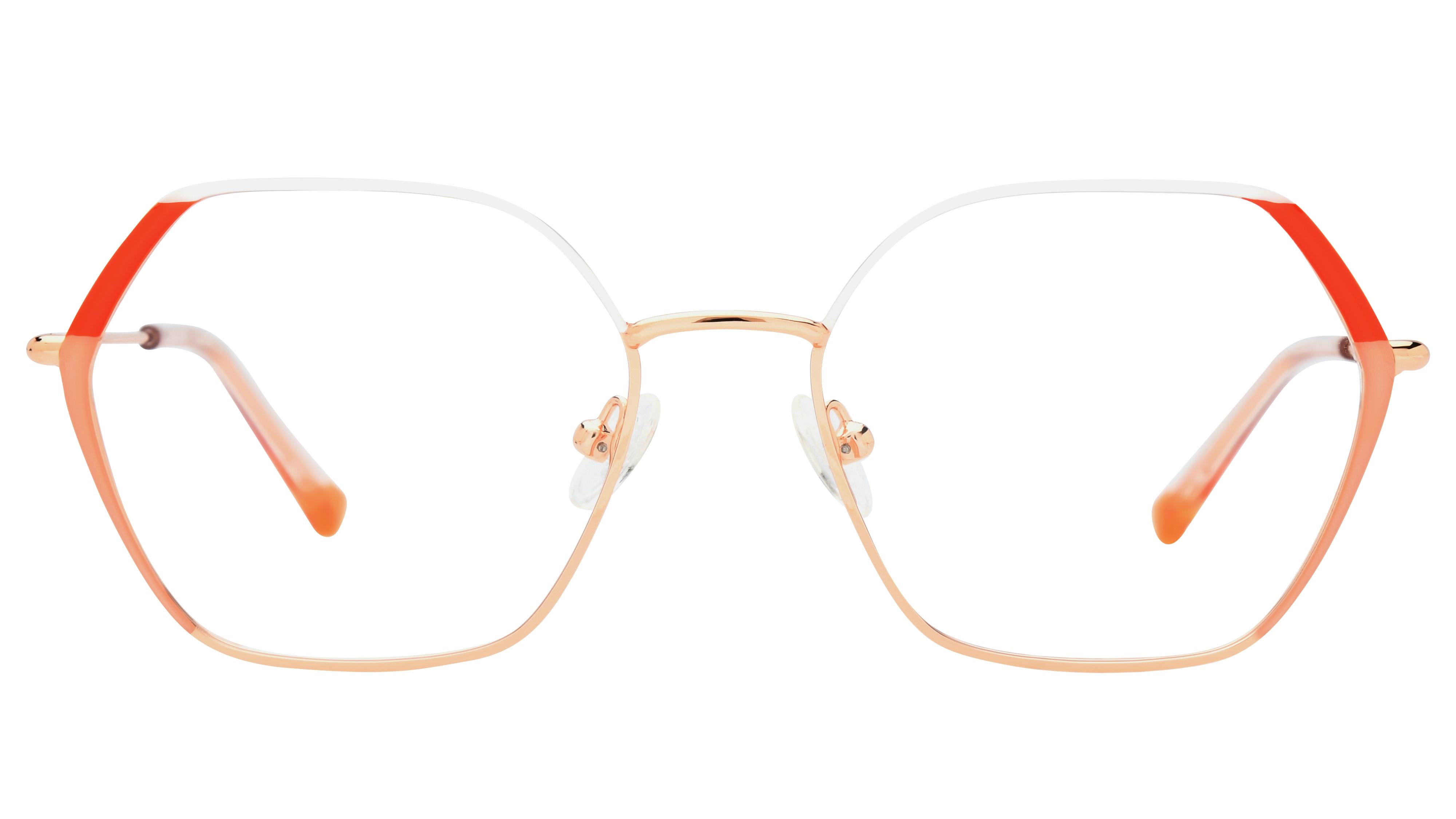 Lunettes de vue Lunatic Femme Rose Carré Lun2407 Face