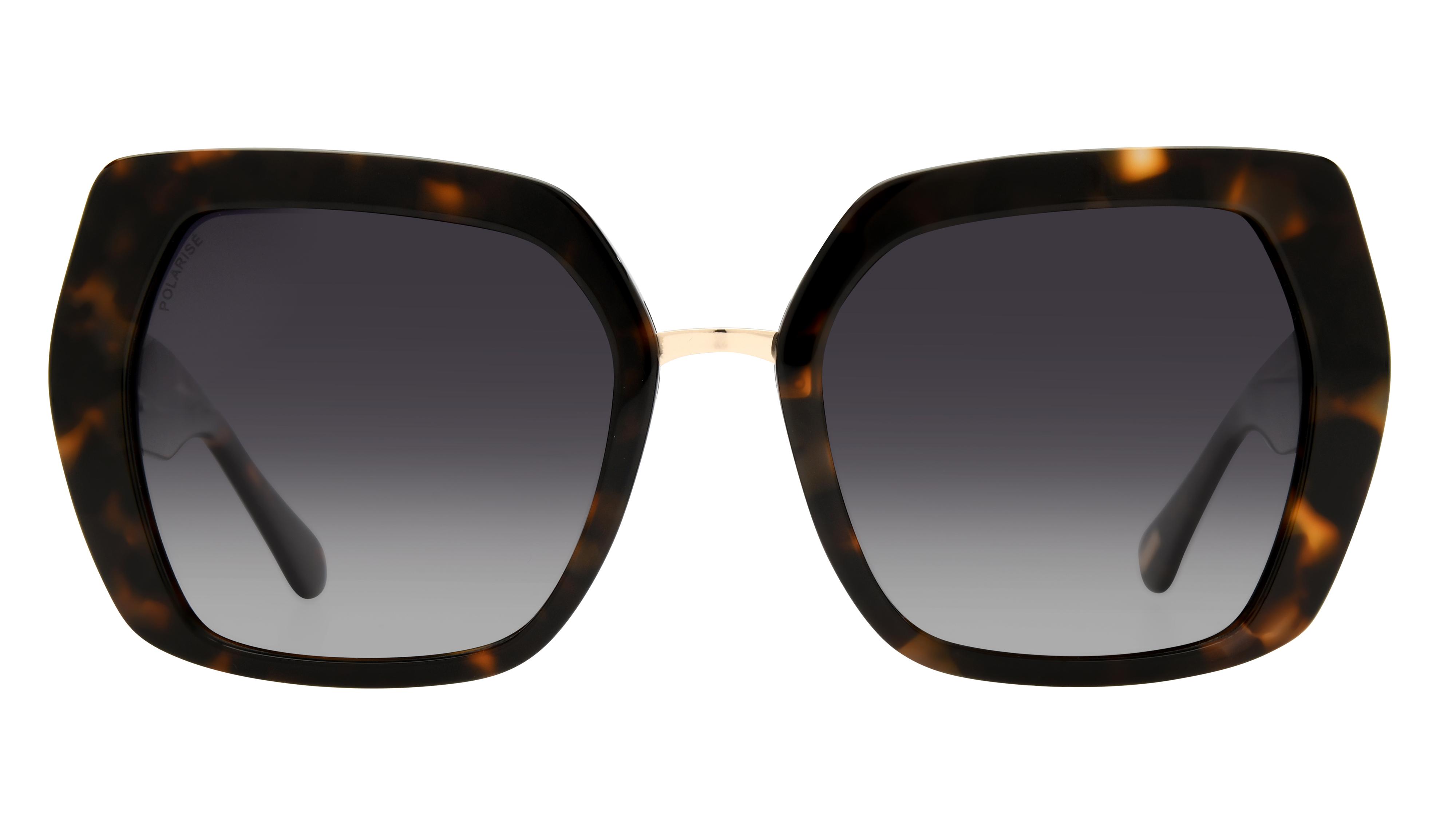Lunettes de soleil Pol&Sun Femme Ecaille Rectangle Pos2503 Face