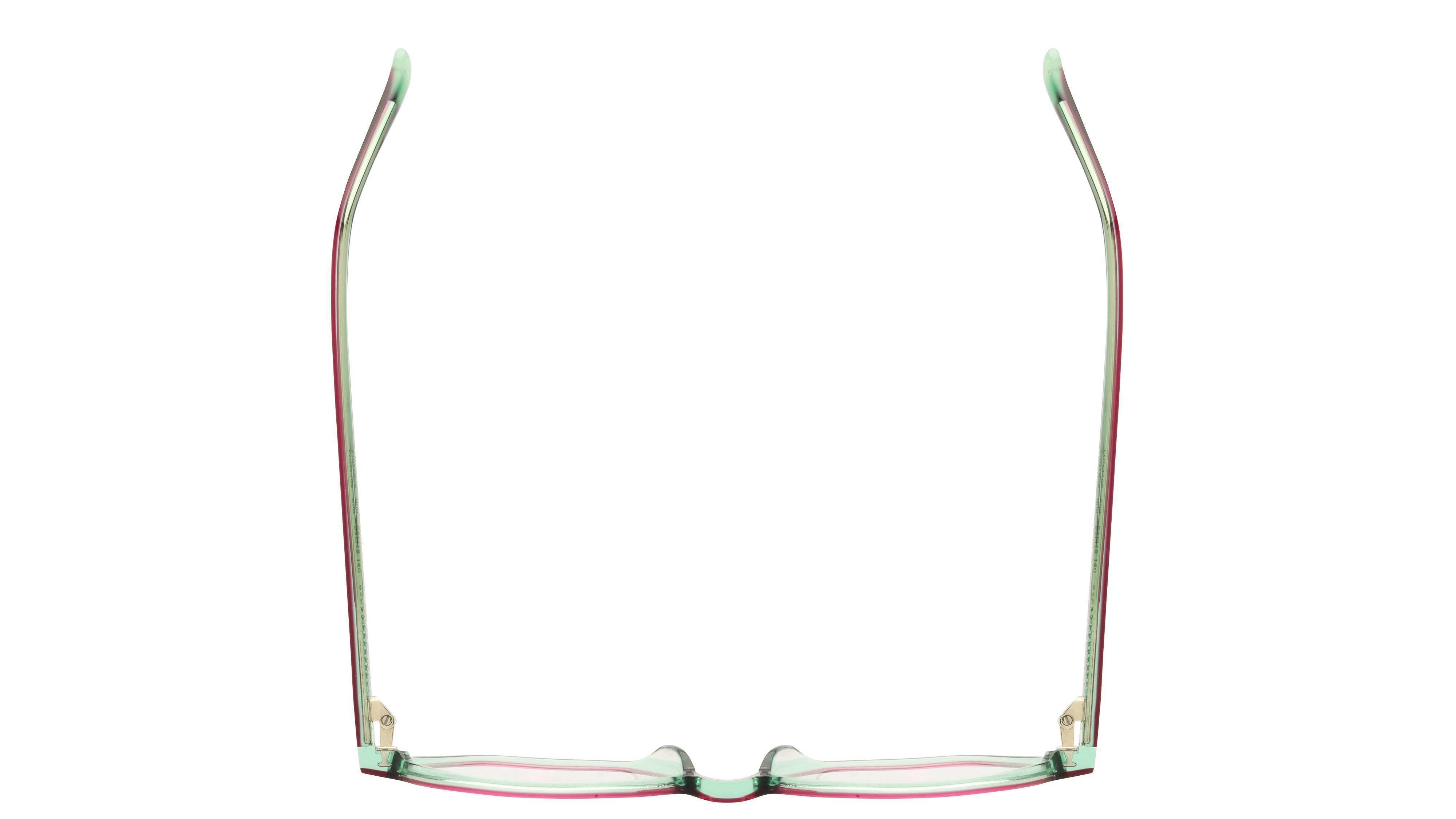 Lunettes de vue Lunatic Femme Transparent Carré Lun2408 Dessus