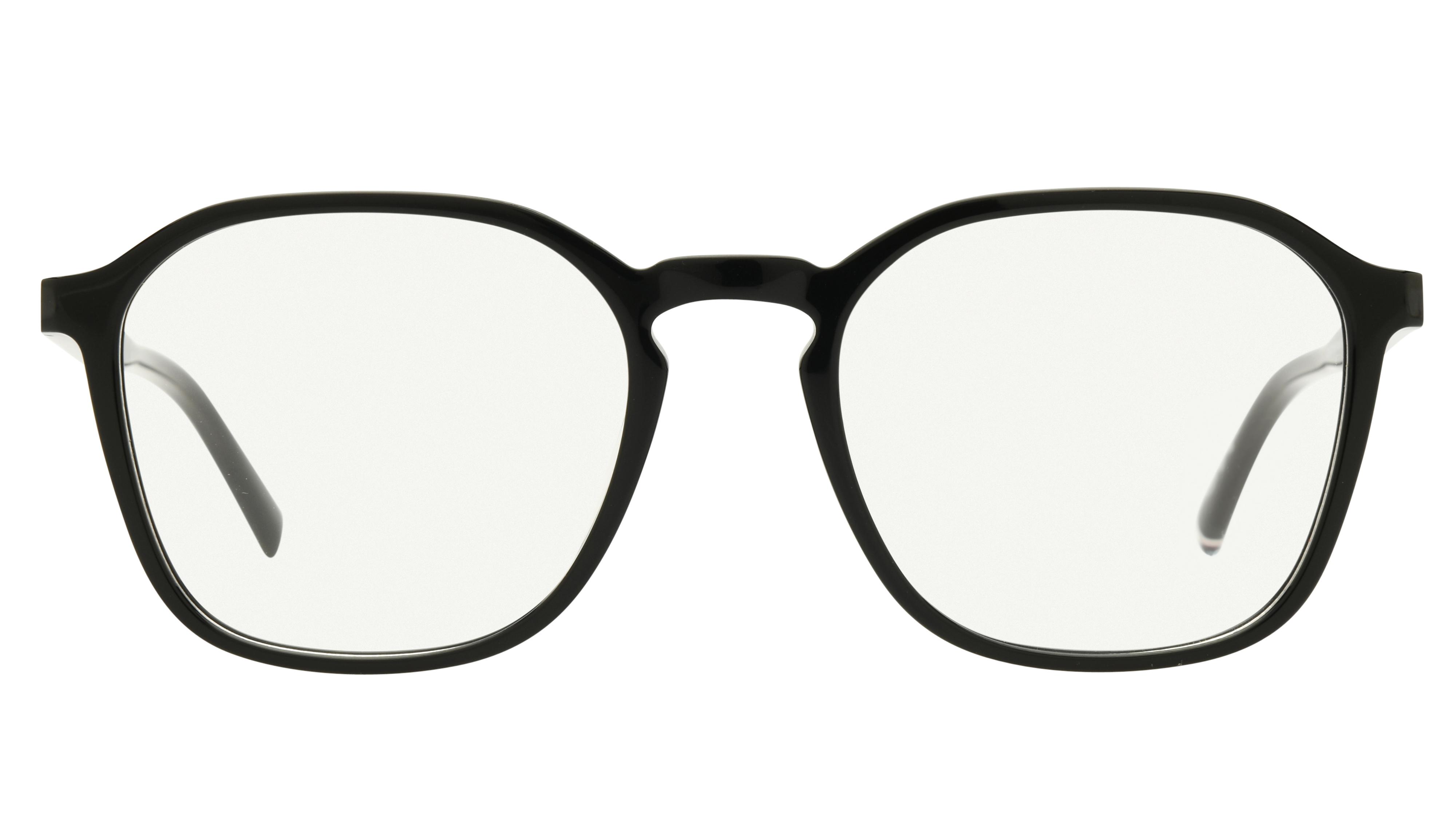 Lunettes de vue Tommy Hilfiger Homme Noir Carré Th2271 Face