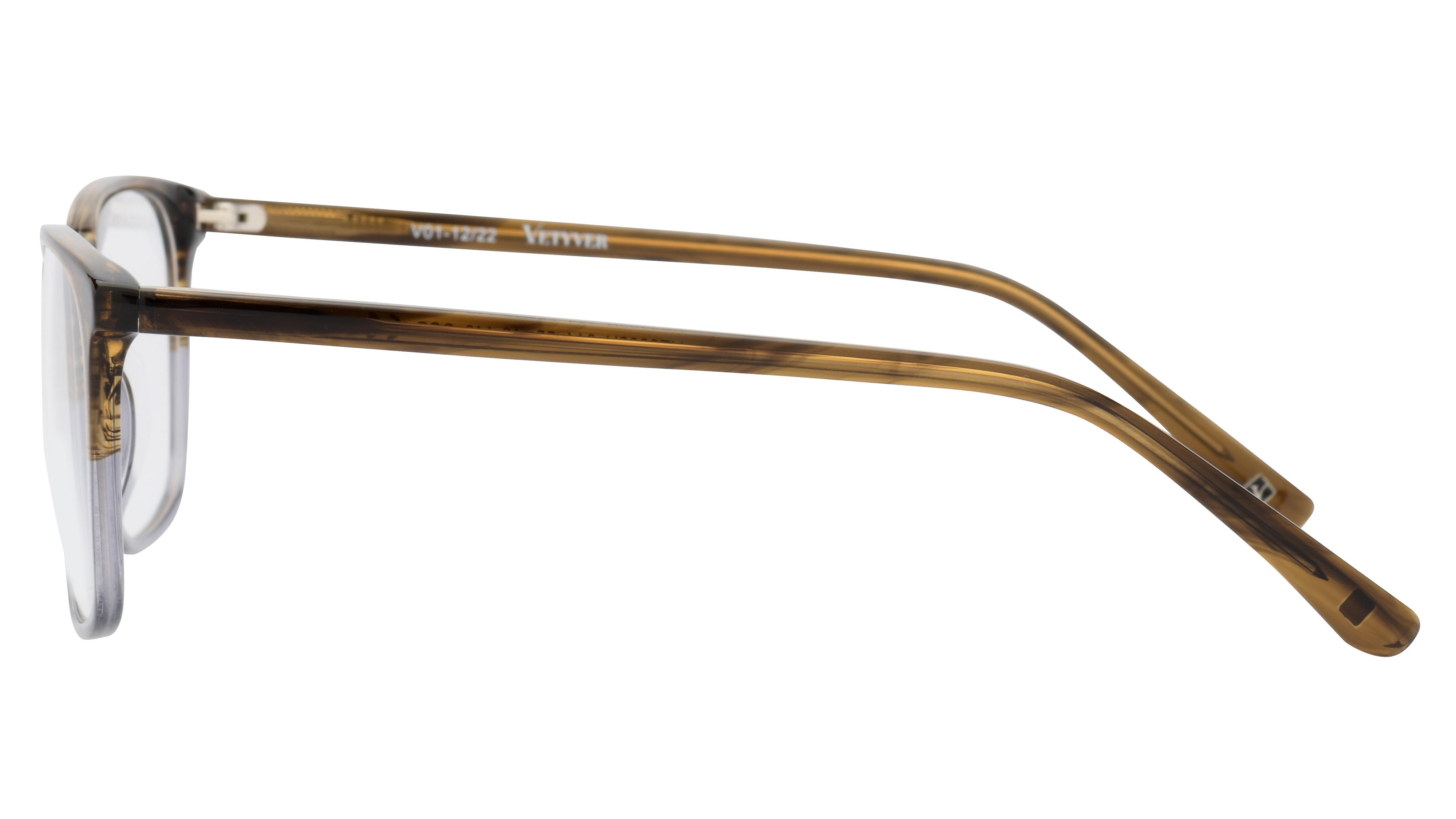 Lunettes de vue Vetyver Homme Marron Rectangle Ve2302H Gauche
