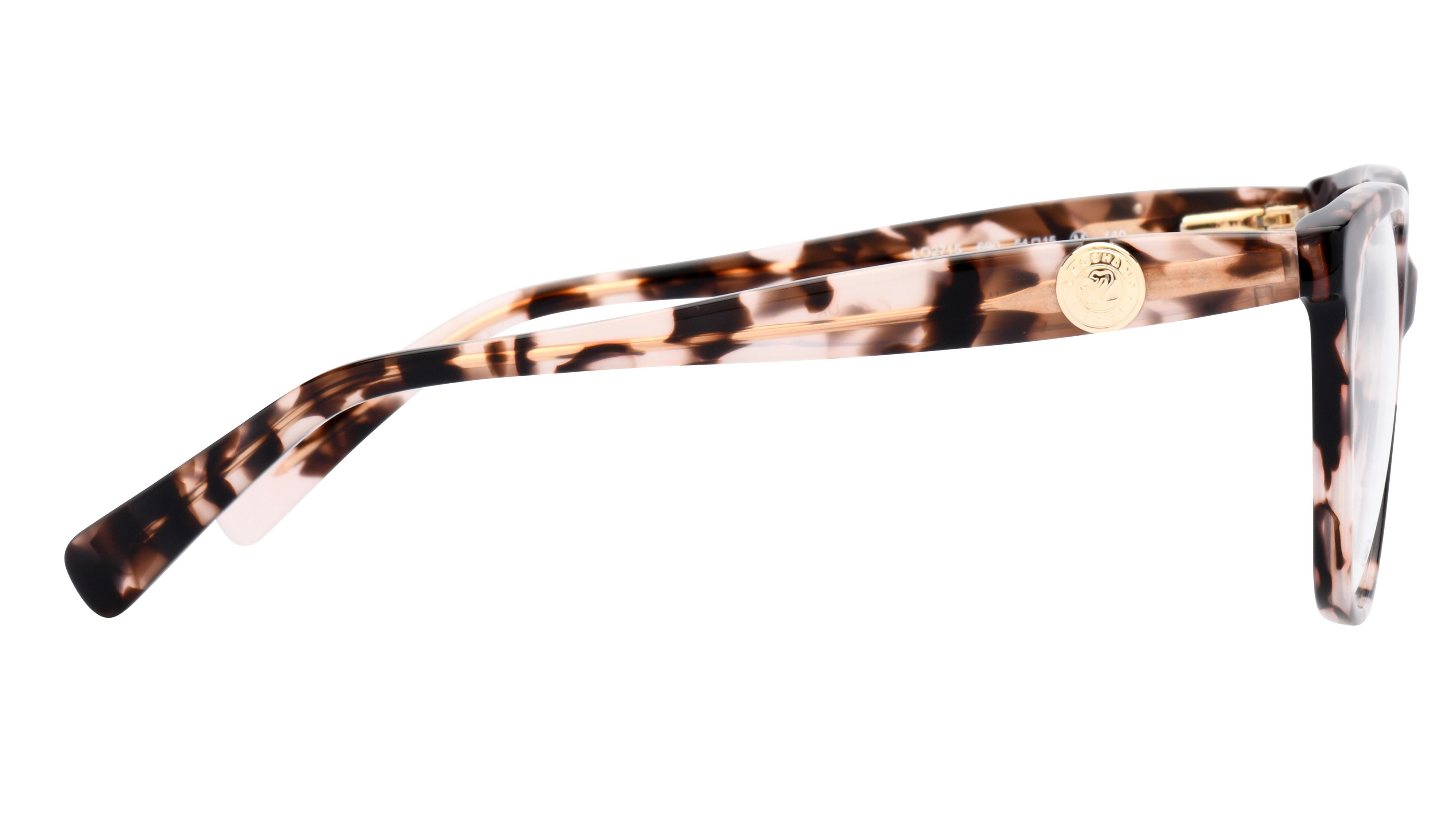 Lunettes de vue Longchamp Femme Ecaille Rectangle Lo2715 Droite