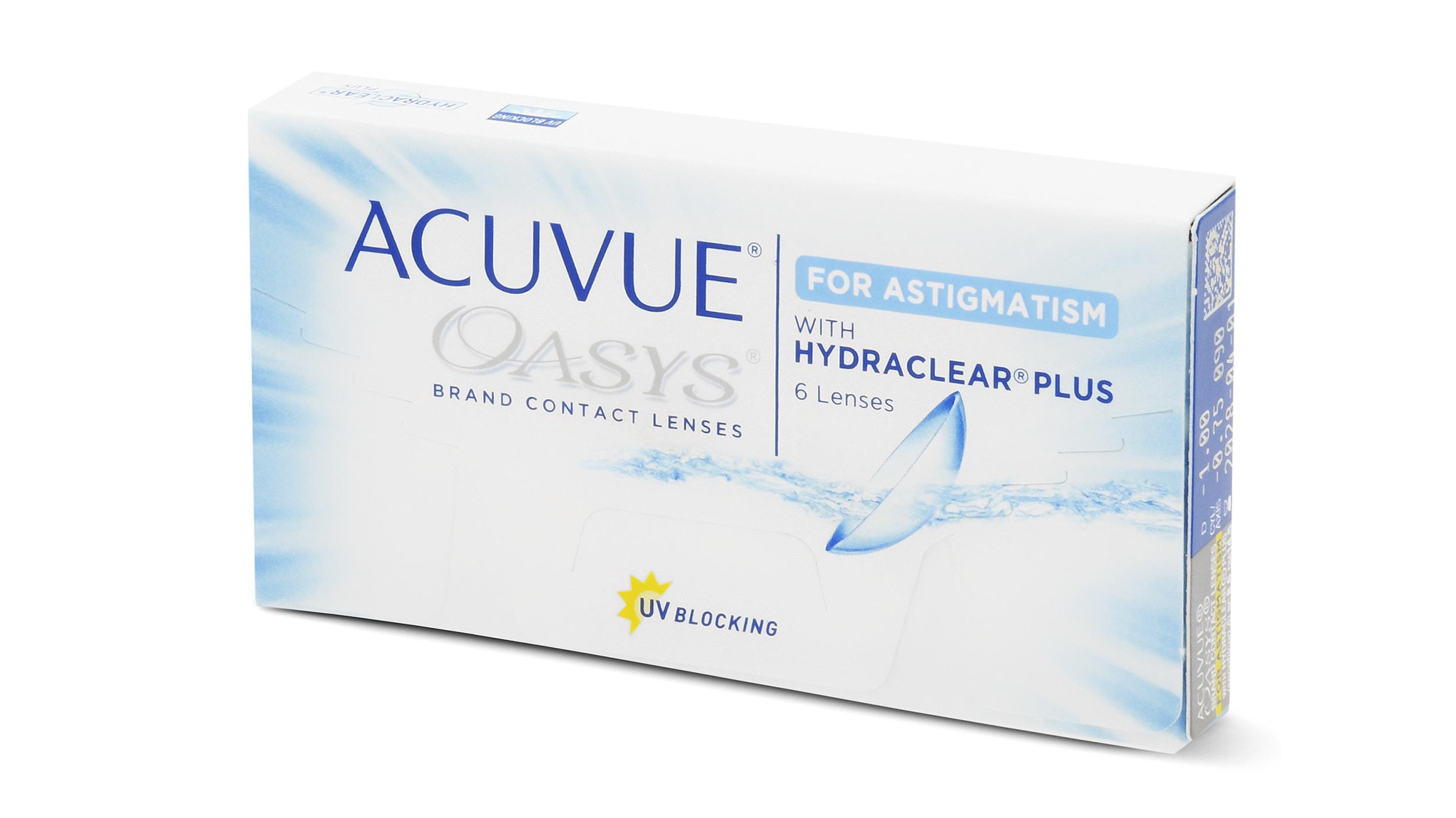 Lentilles de contact Acuvue Oasys for astigmatism Boîte de 6