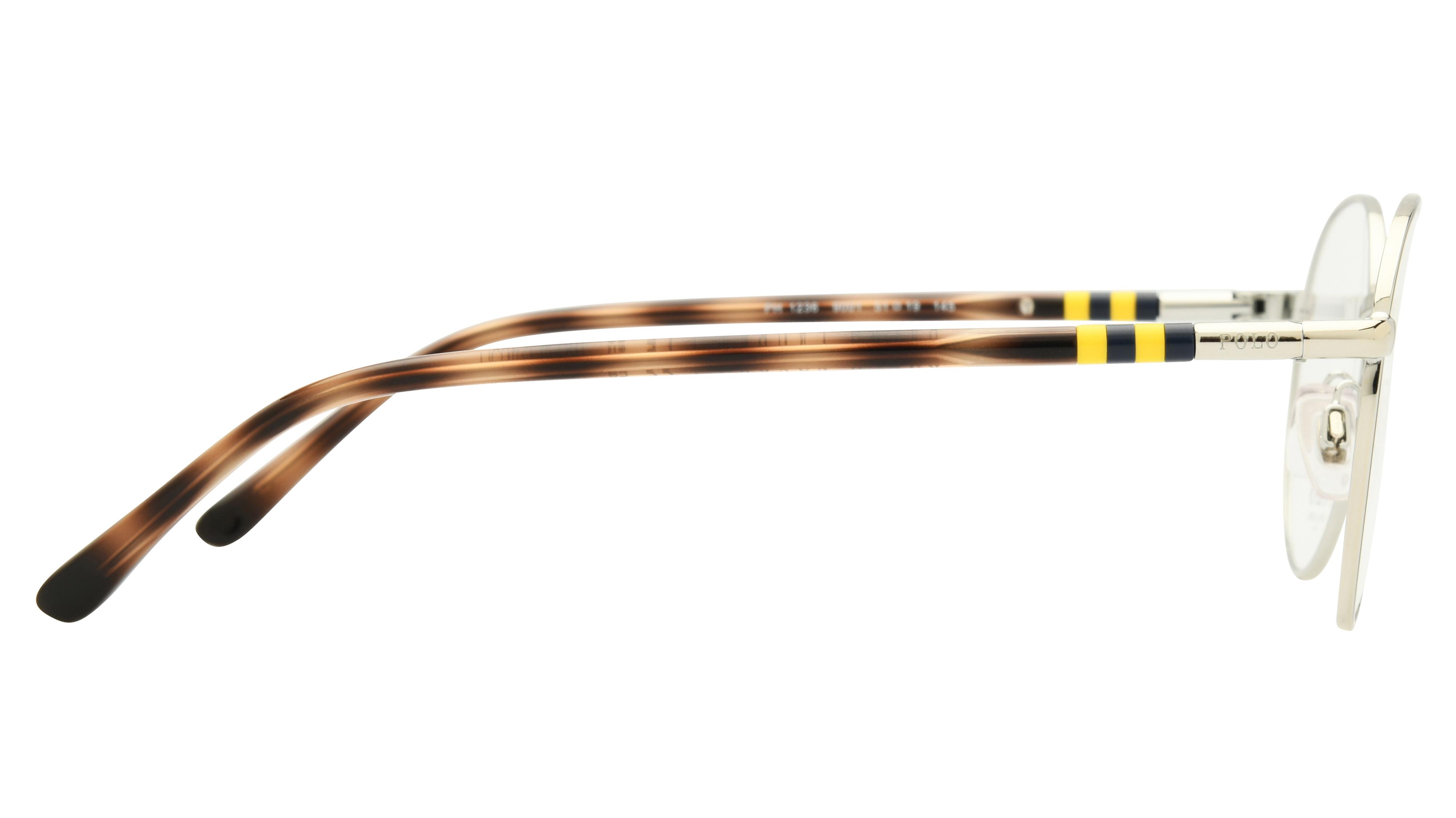 Lunettes de vue Polo Ralph Lauren Homme Gris Ronde PH1236 Droite