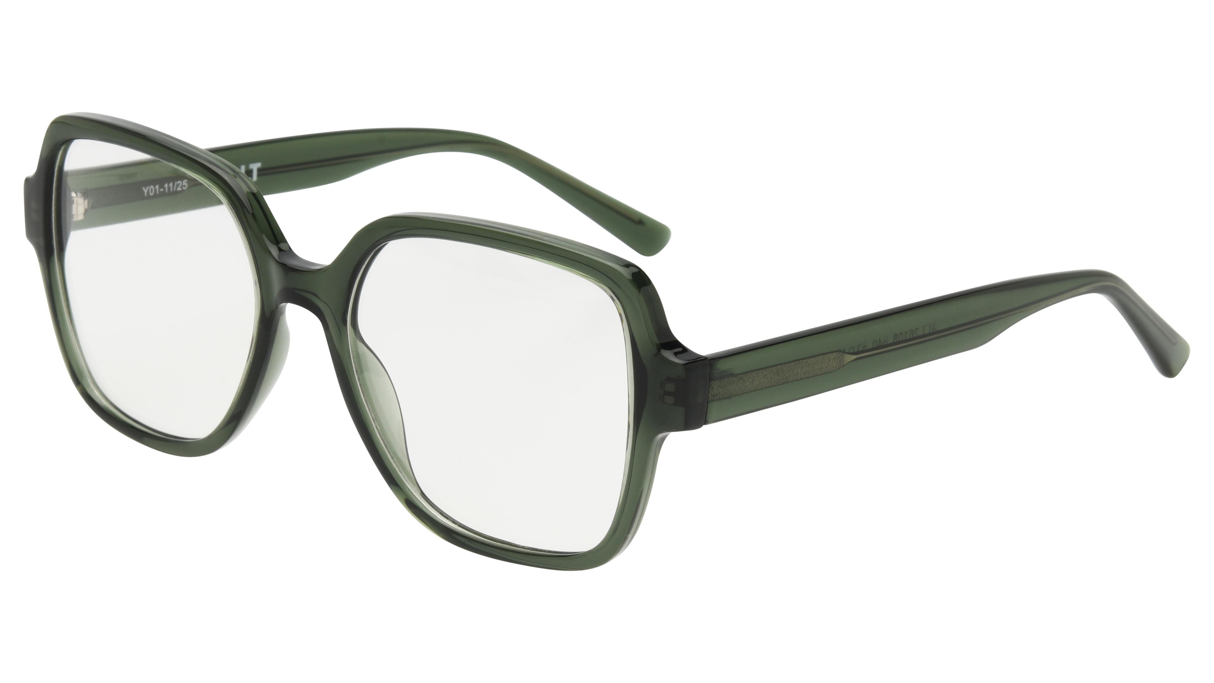Lunettes de vue Alternance Femme Transparent Carré alt26108 Trois-Quart