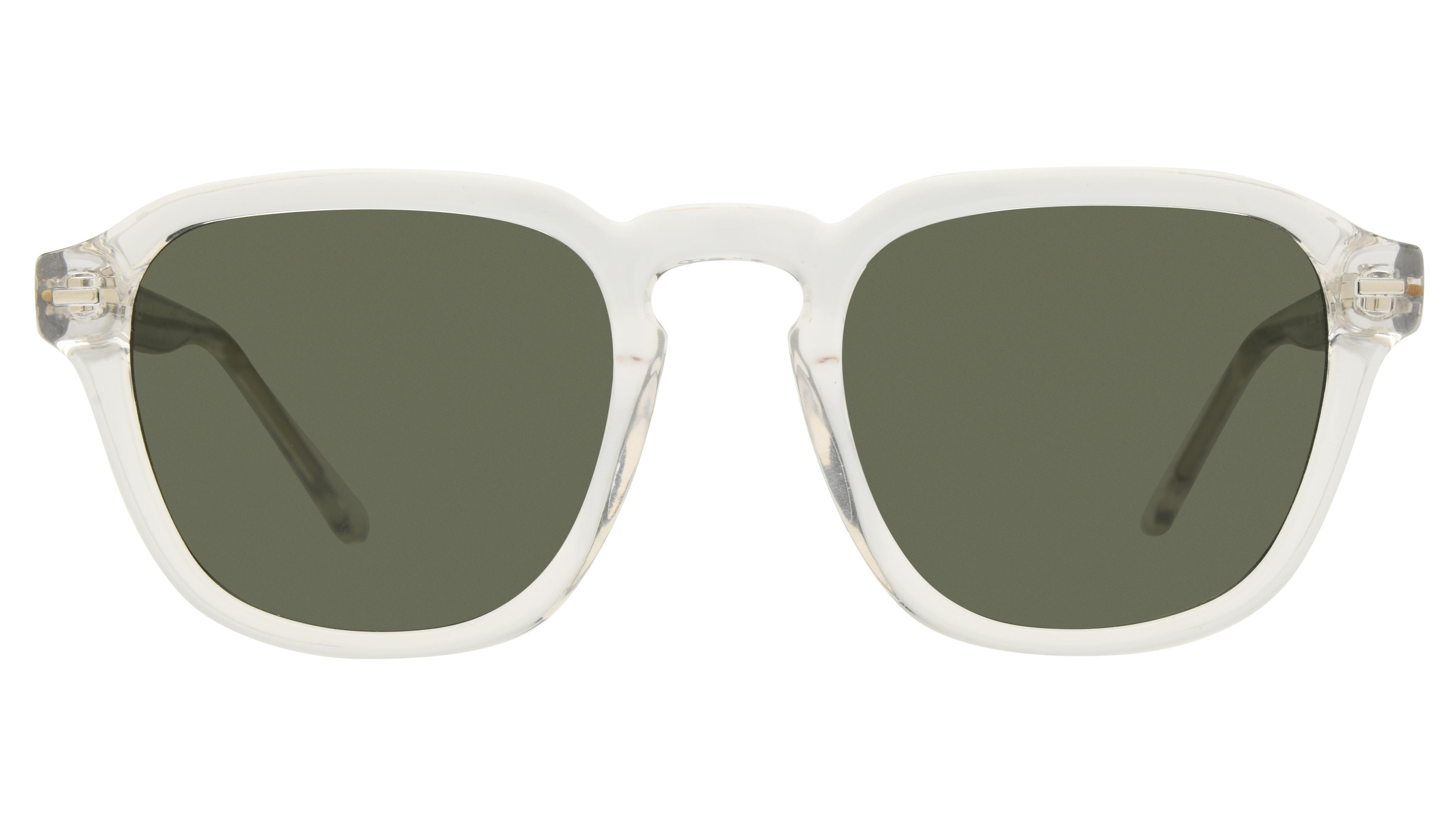 Lunettes de soleil Alternance Mixte Transparent Rectangle Alt26202 Face