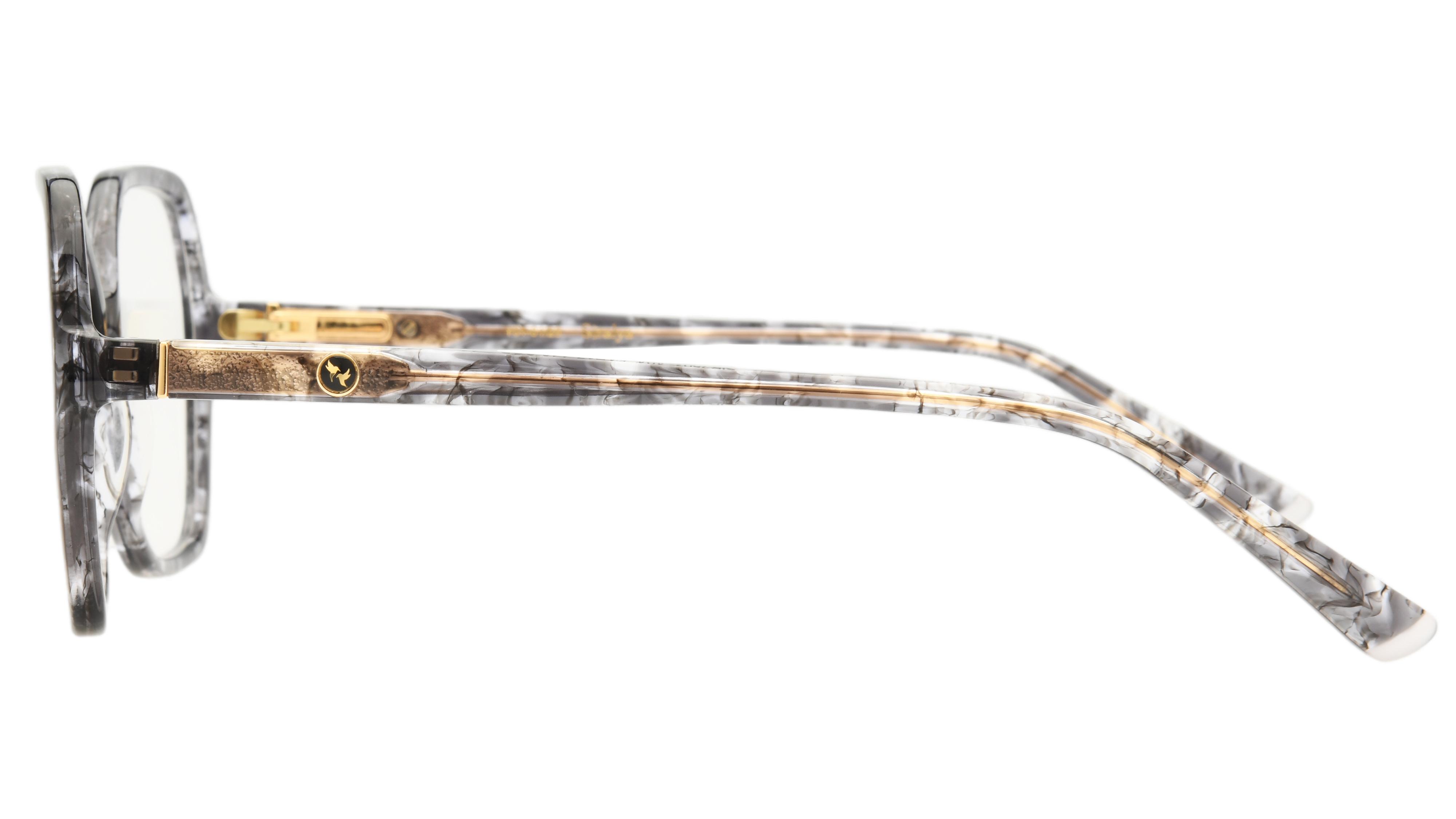 Lunettes de vue Siralya Femme Noir Carré Sir2503 Gauche