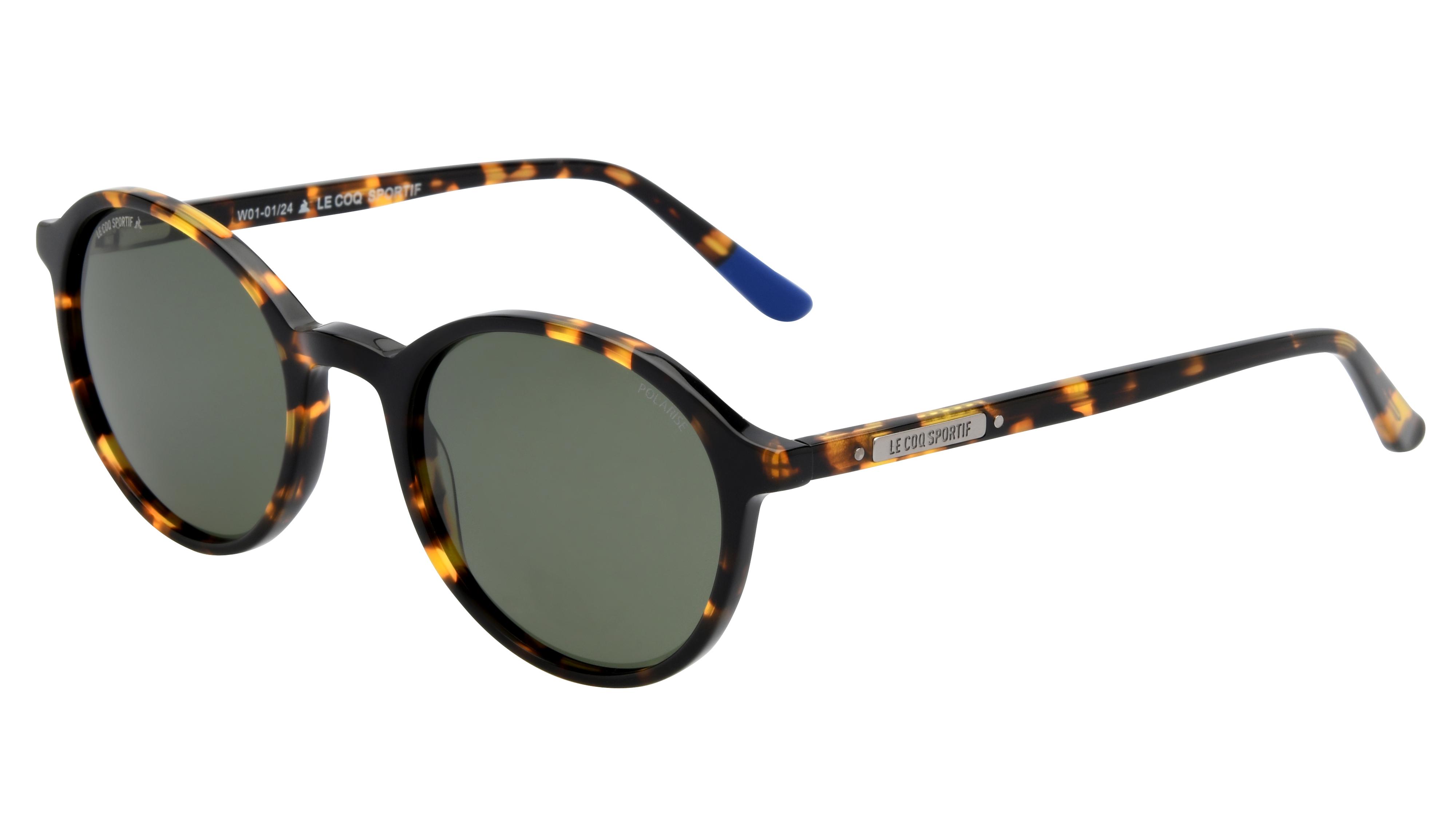 Lunettes de soleil Le Coq Sportif Homme Ecaille Ronde Lcs2308/S Trois-Quart