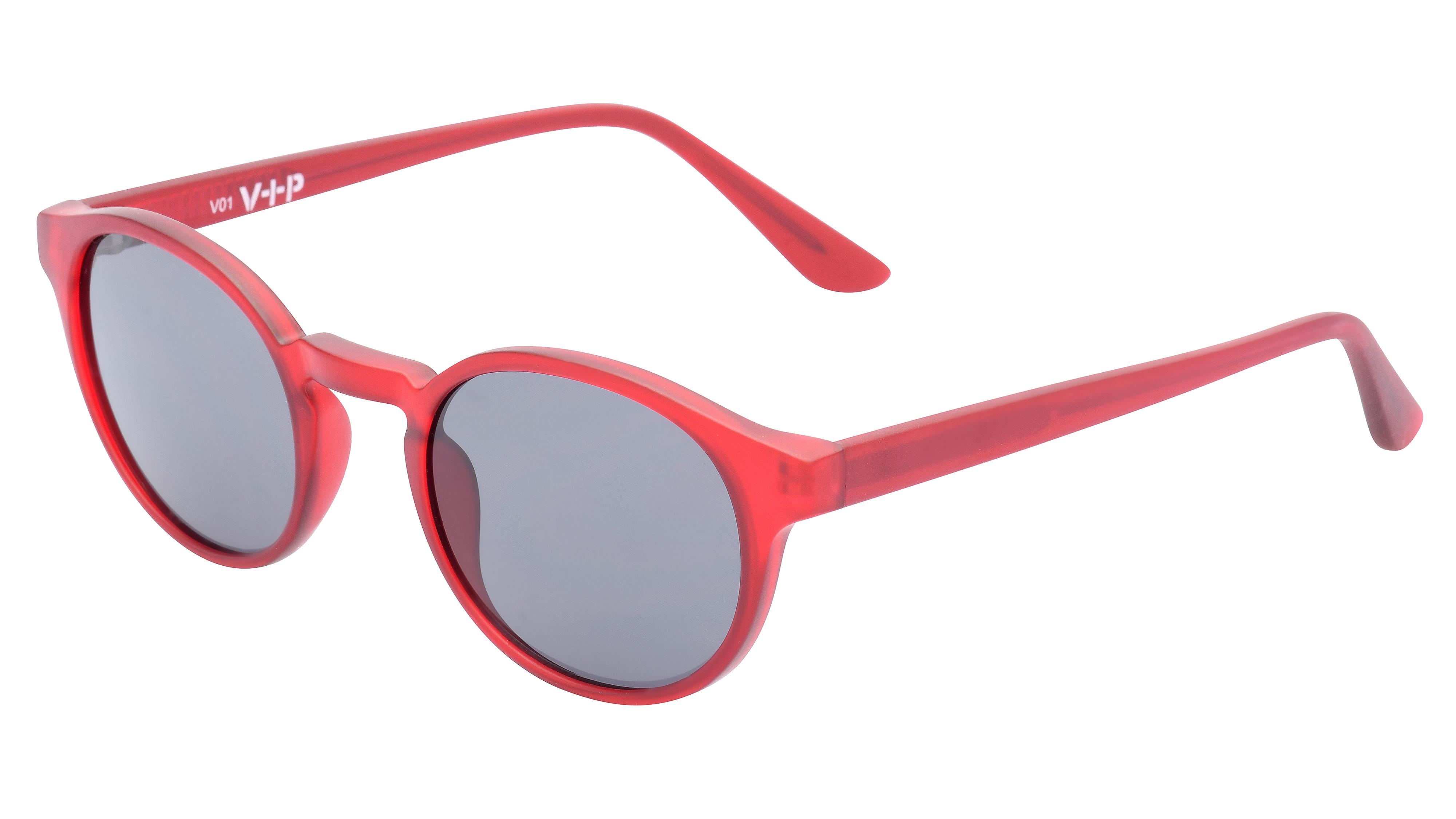 Lunettes de soleil VIP Enfant Rouge Pantos Vip2216 Trois-Quart