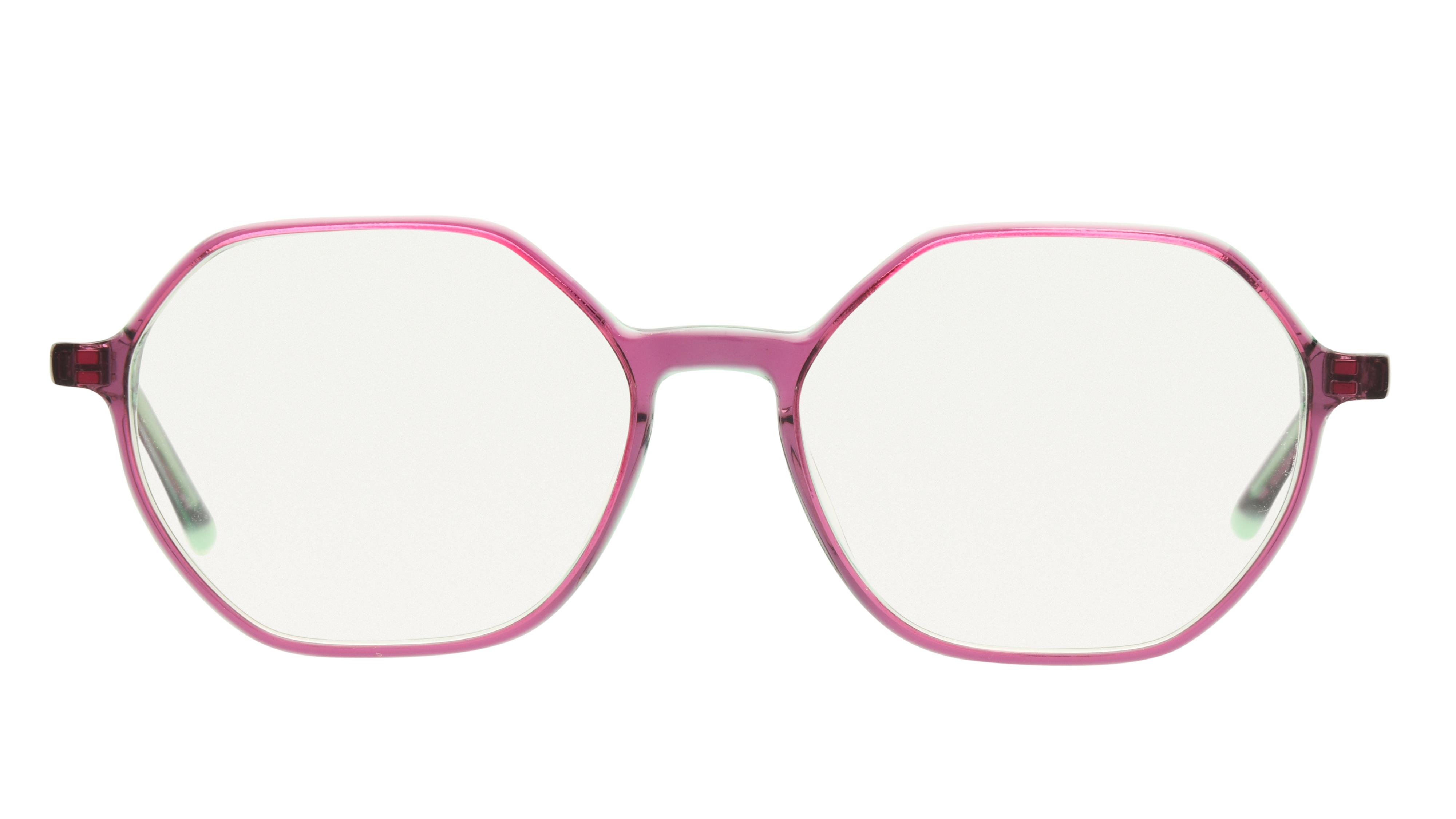 Lunettes de vue Lunatic Femme Transparent Carré Lun2408 Face