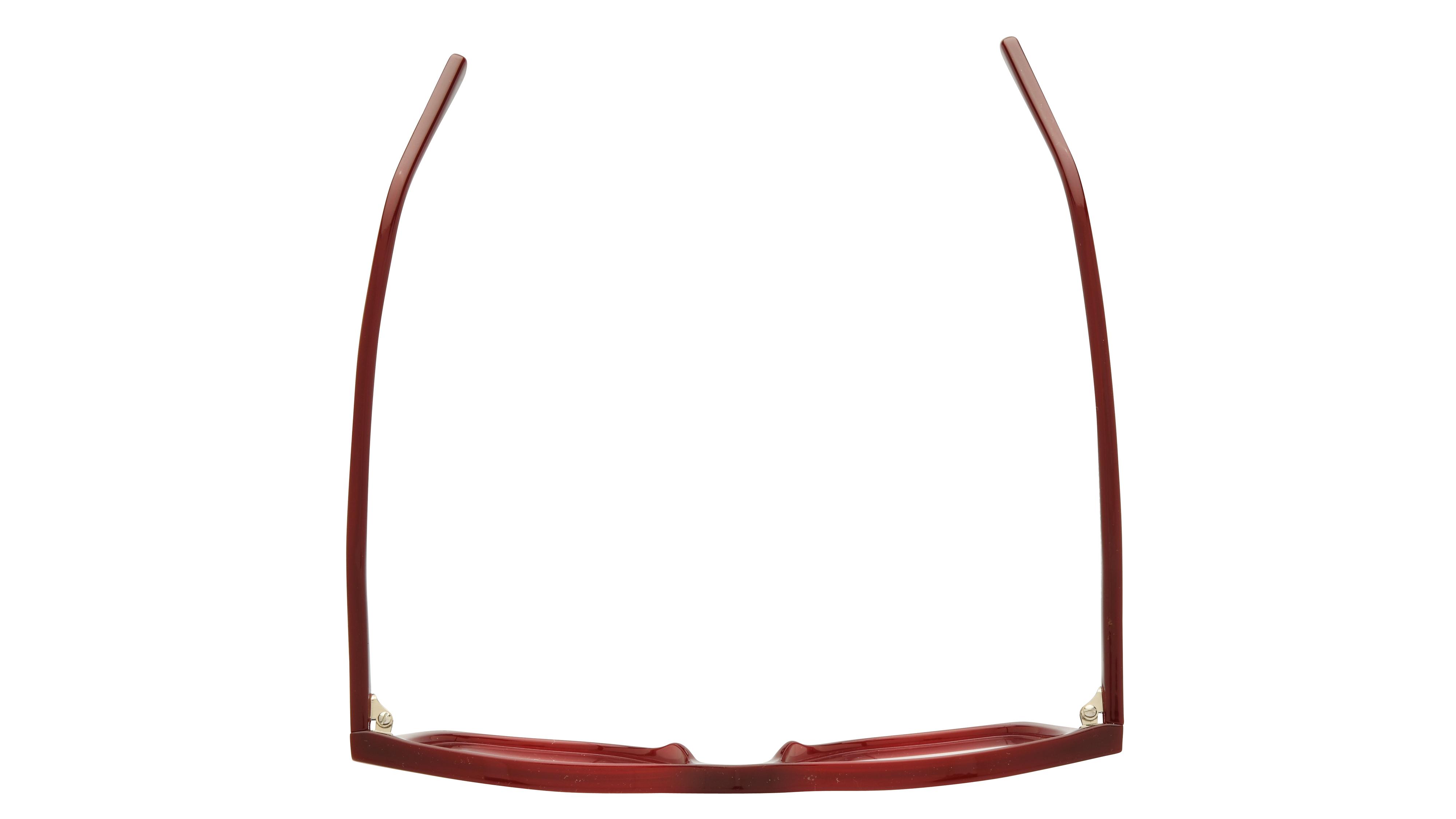 Lunettes de vue Alternance Femme Rouge Papillonnante Alt26102 Dessus