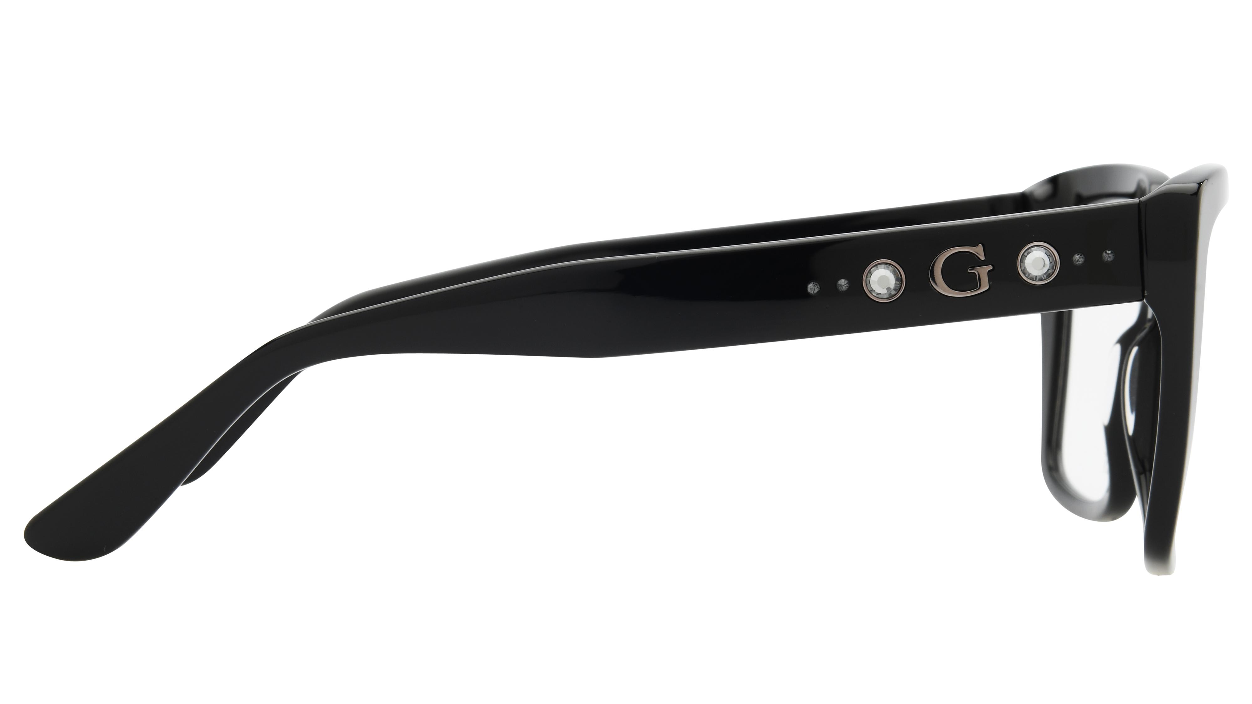 Lunettes de vue Guess Femme Noir Carré Gu50174 Droite