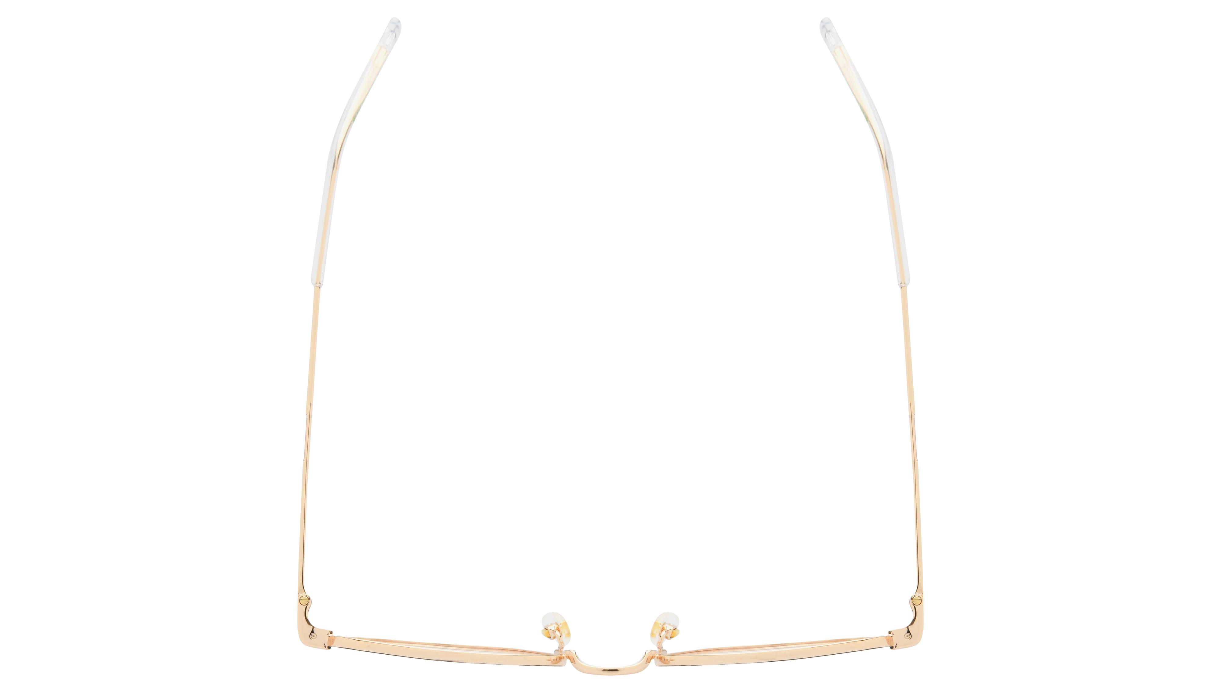 Lunettes de vue Levi's Mixte Or Carré Lv1091 Dessus