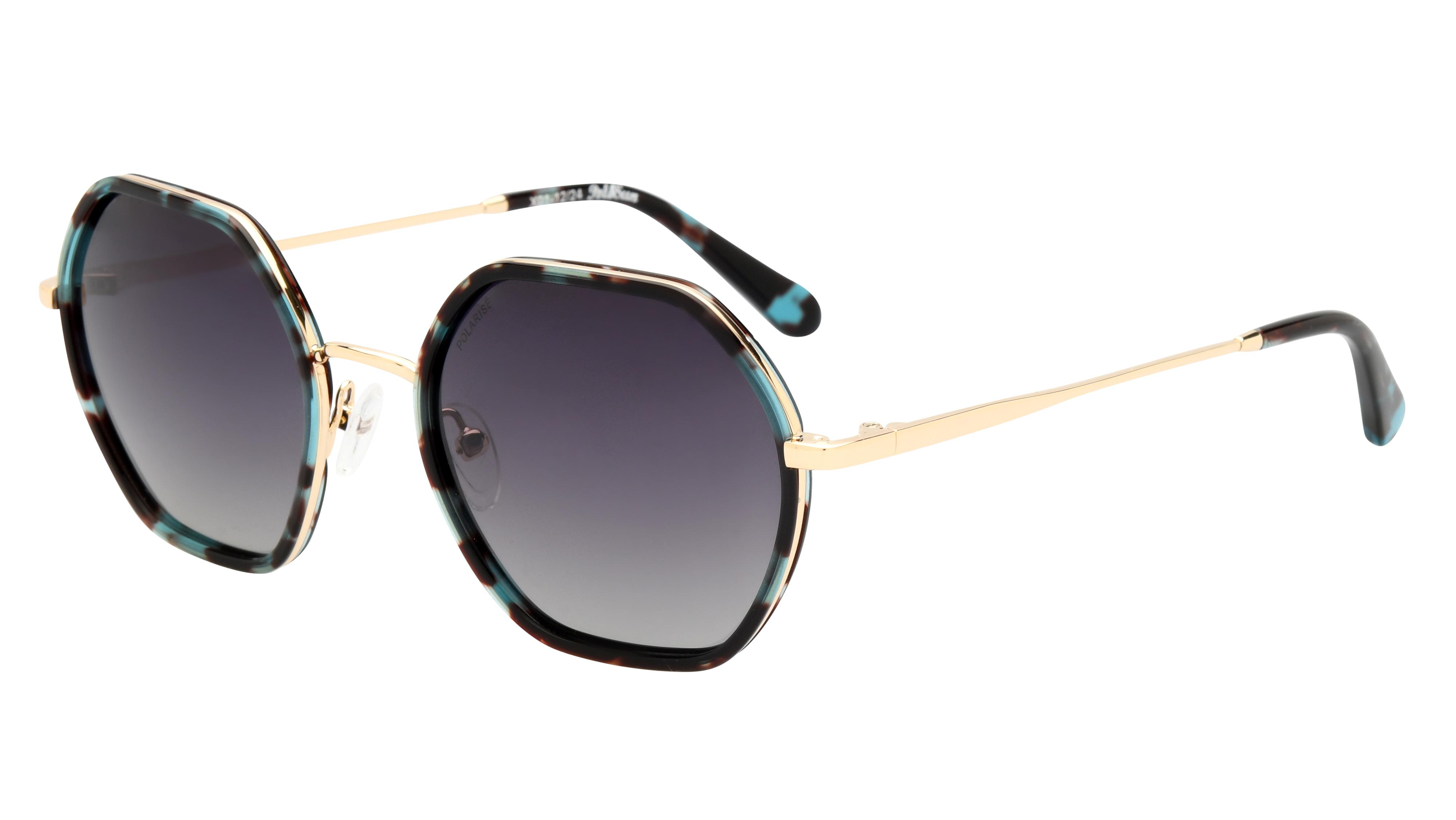 Lunettes de soleil Pol&Sun Femme Bleu Carré Pos2501 Trois-Quart