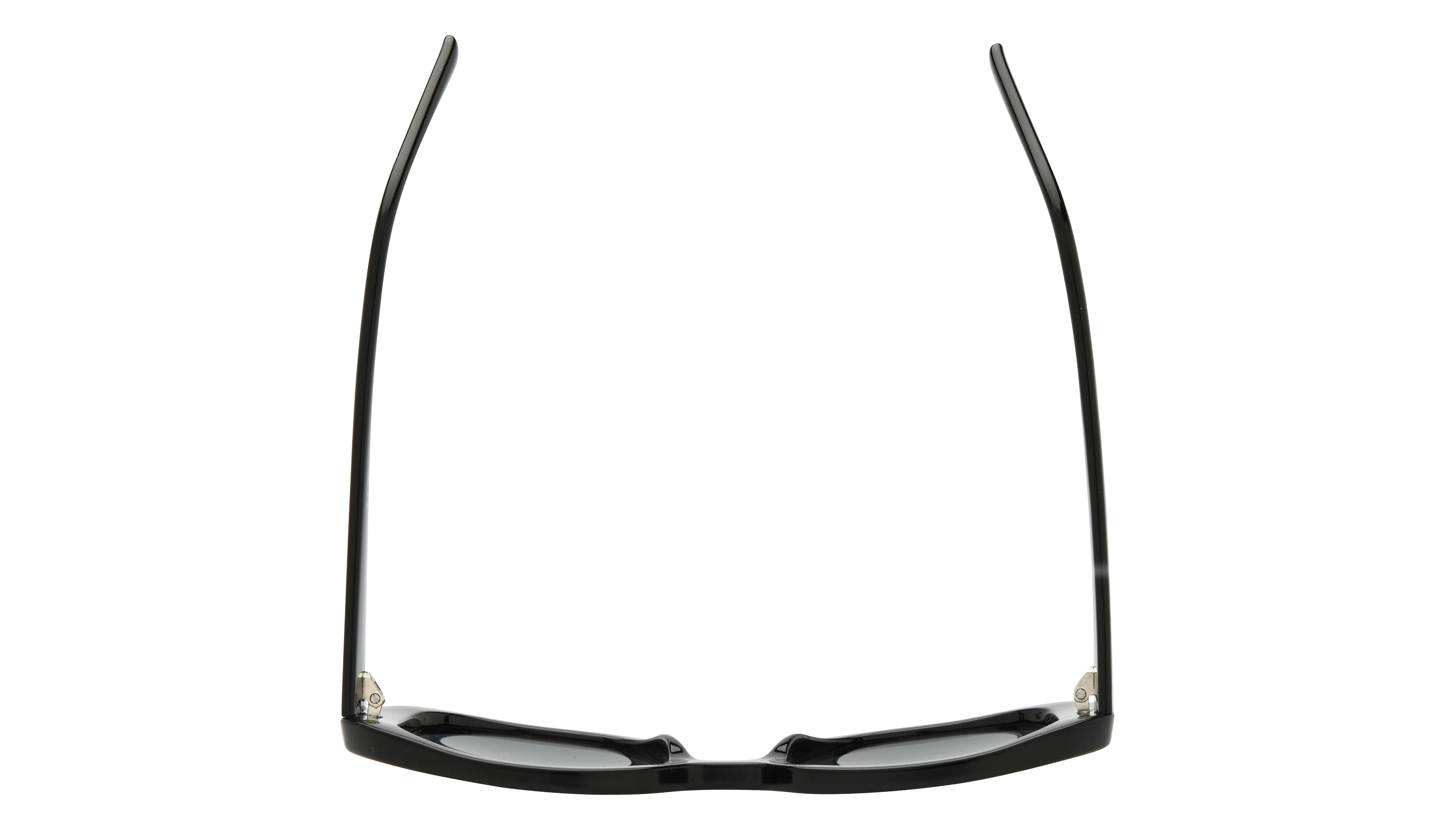Lunettes de soleil Alternance Femme Noir Rectangle Alt25214 Dessus