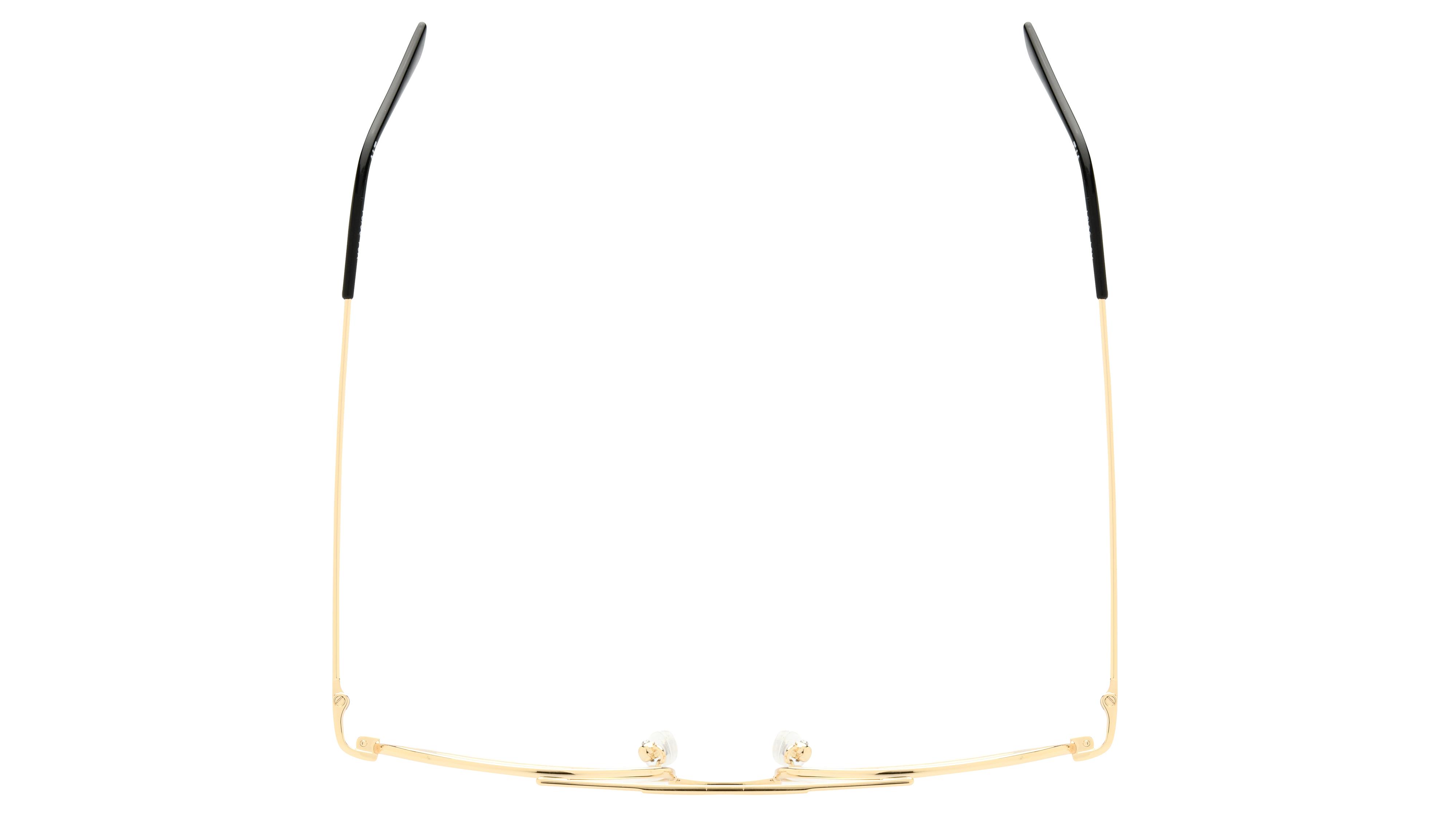 Lunettes de vue Alternance Mixte Or Aviateur Alt25101 Dessus