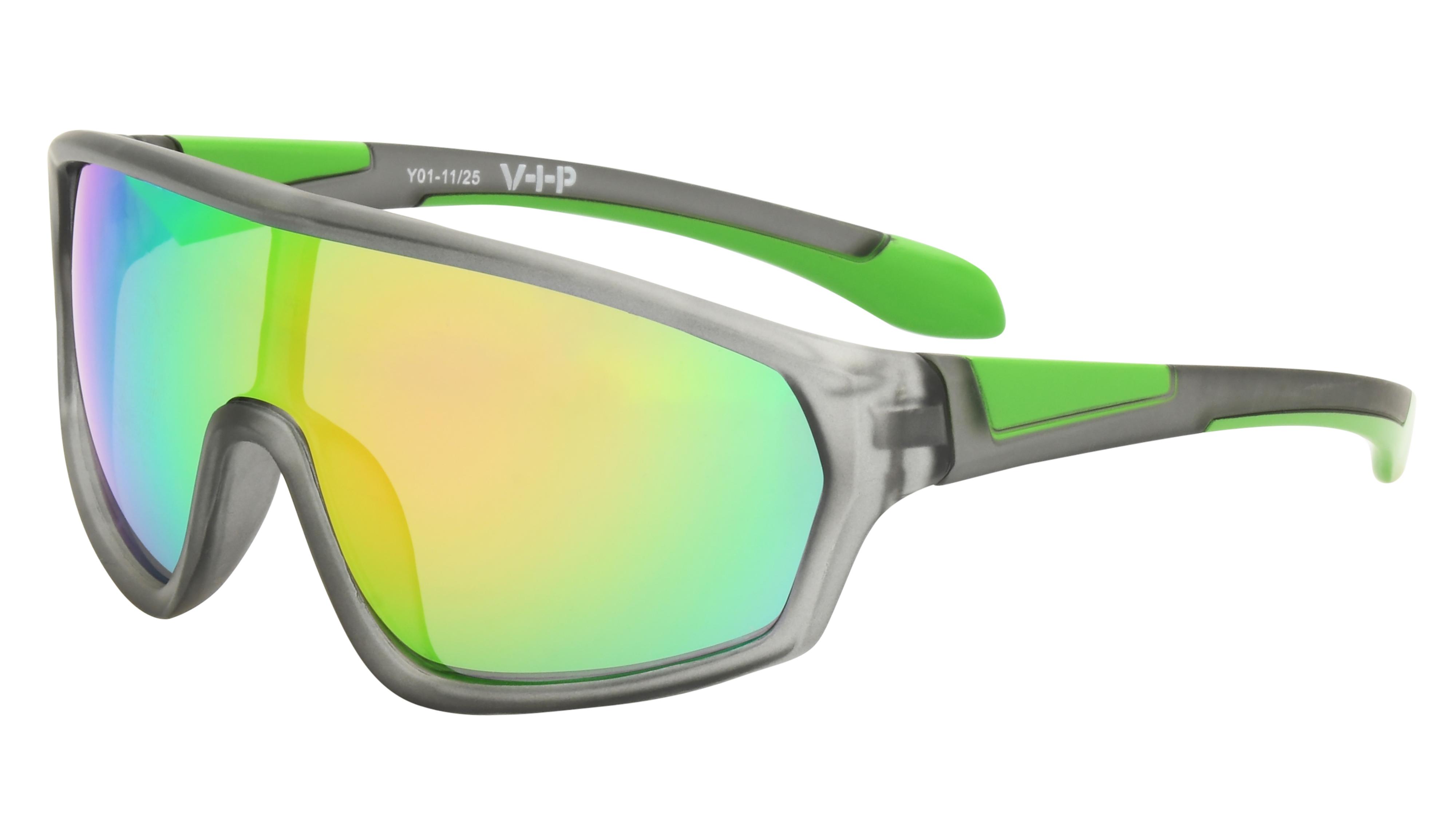 Lunettes de soleil VIP Enfant Gris Sport vip2606 Trois-Quart