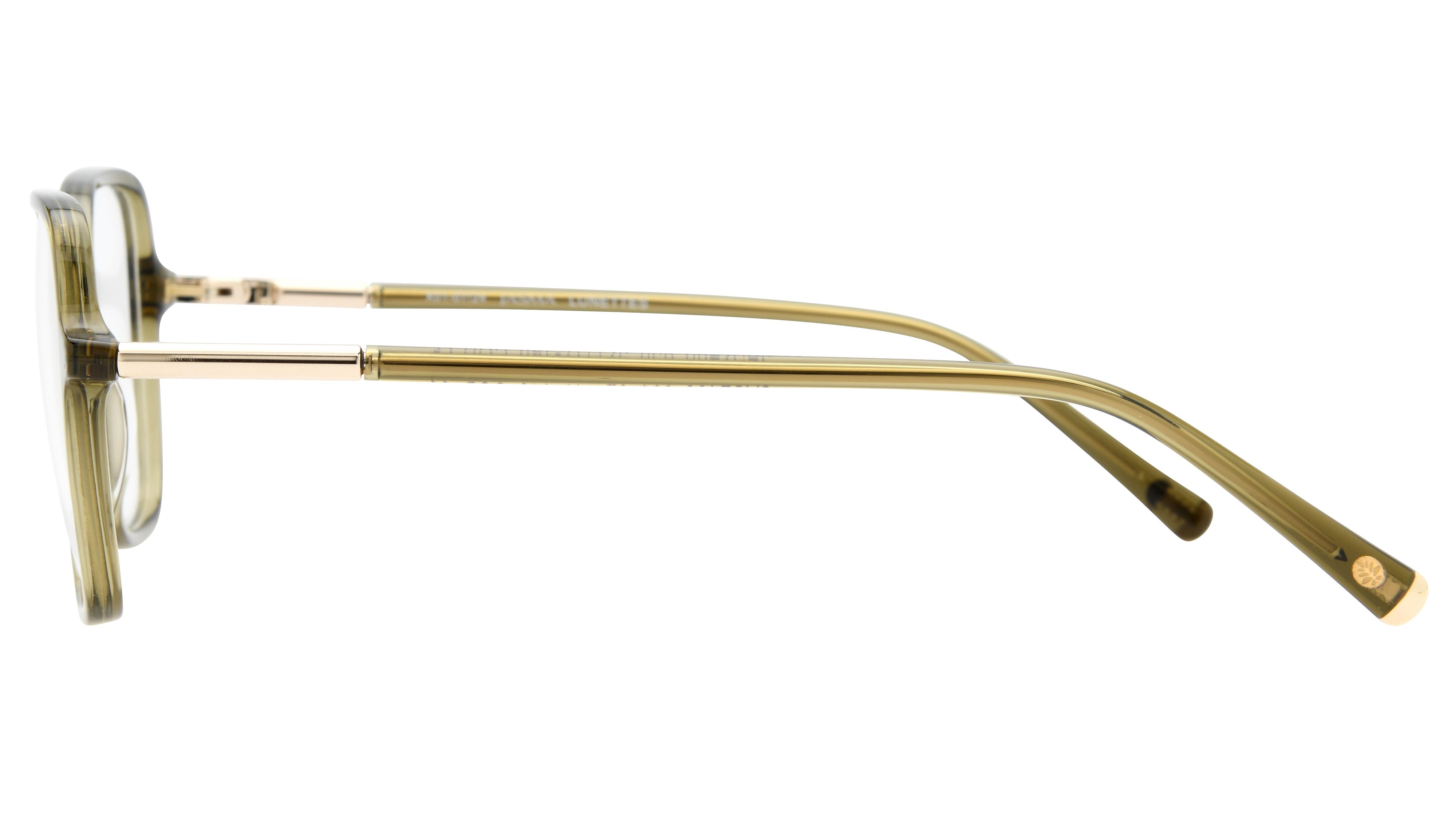 Lunettes de vue Jasma Femme Vert Carré Jas2406 Gauche