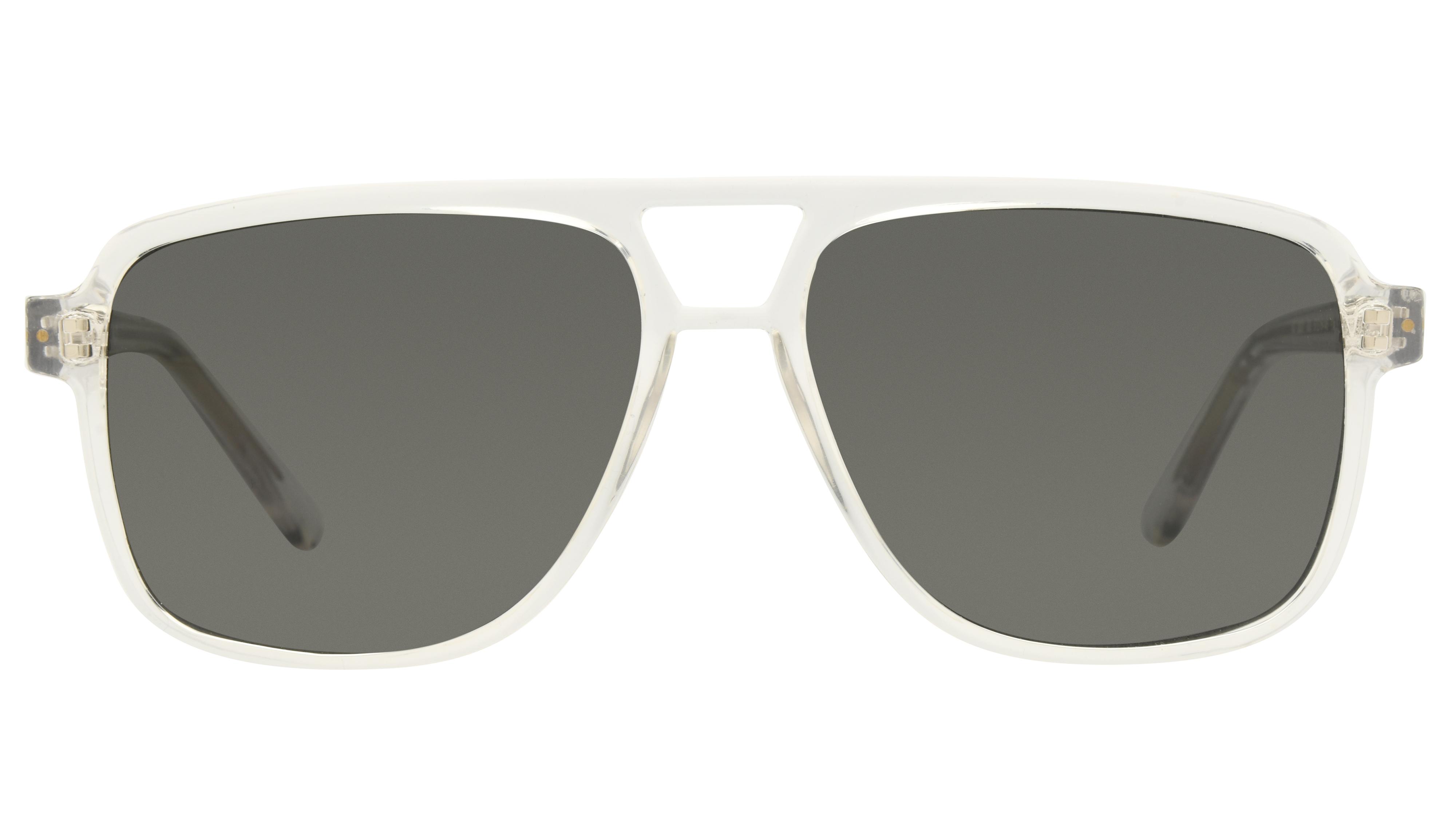 Lunettes de soleil Alternance Mixte Transparent Aviateur Alt26201 Face