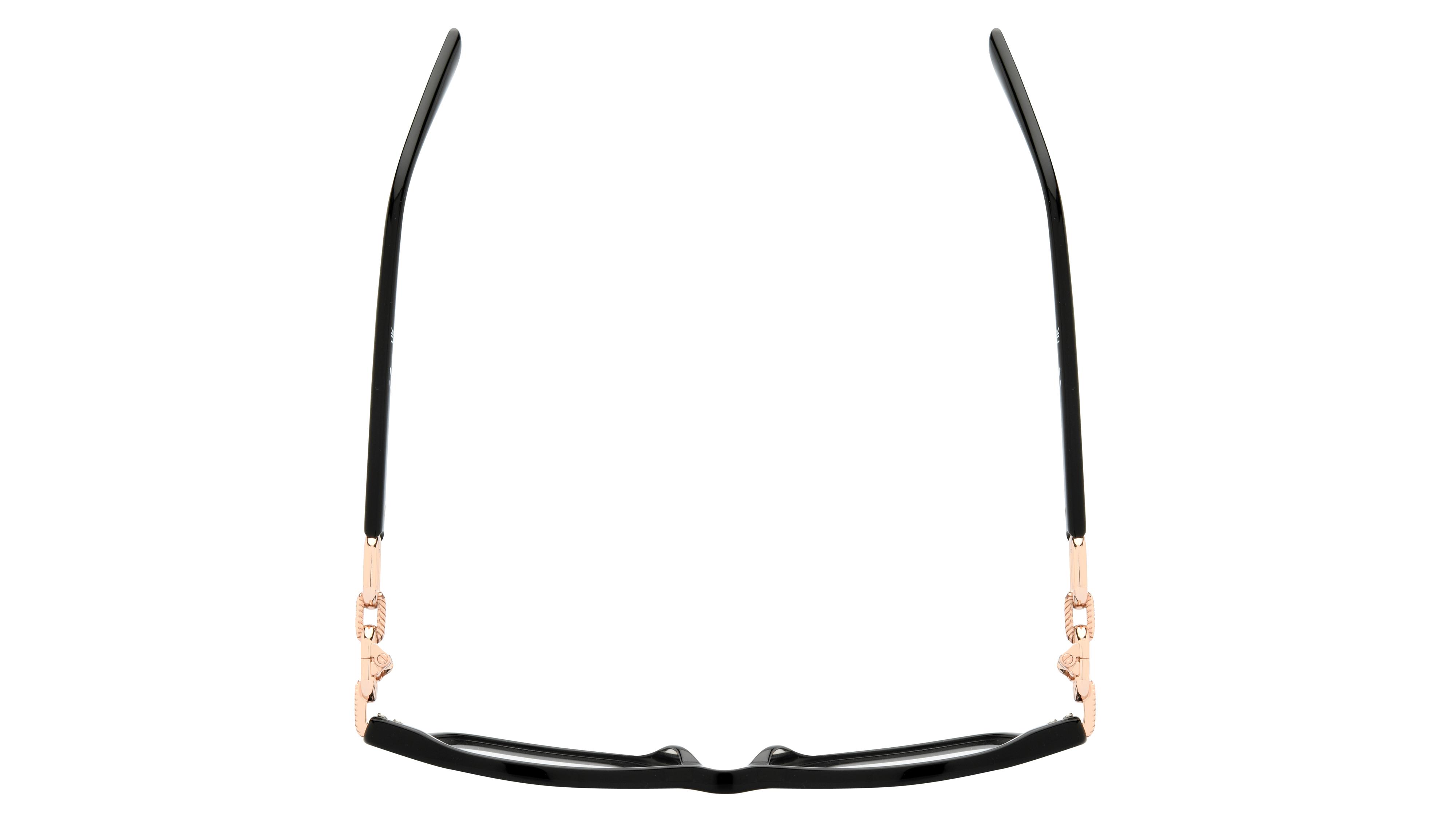 Lunettes de vue Guess Femme Noir Rectangle Gu50181 Dessus