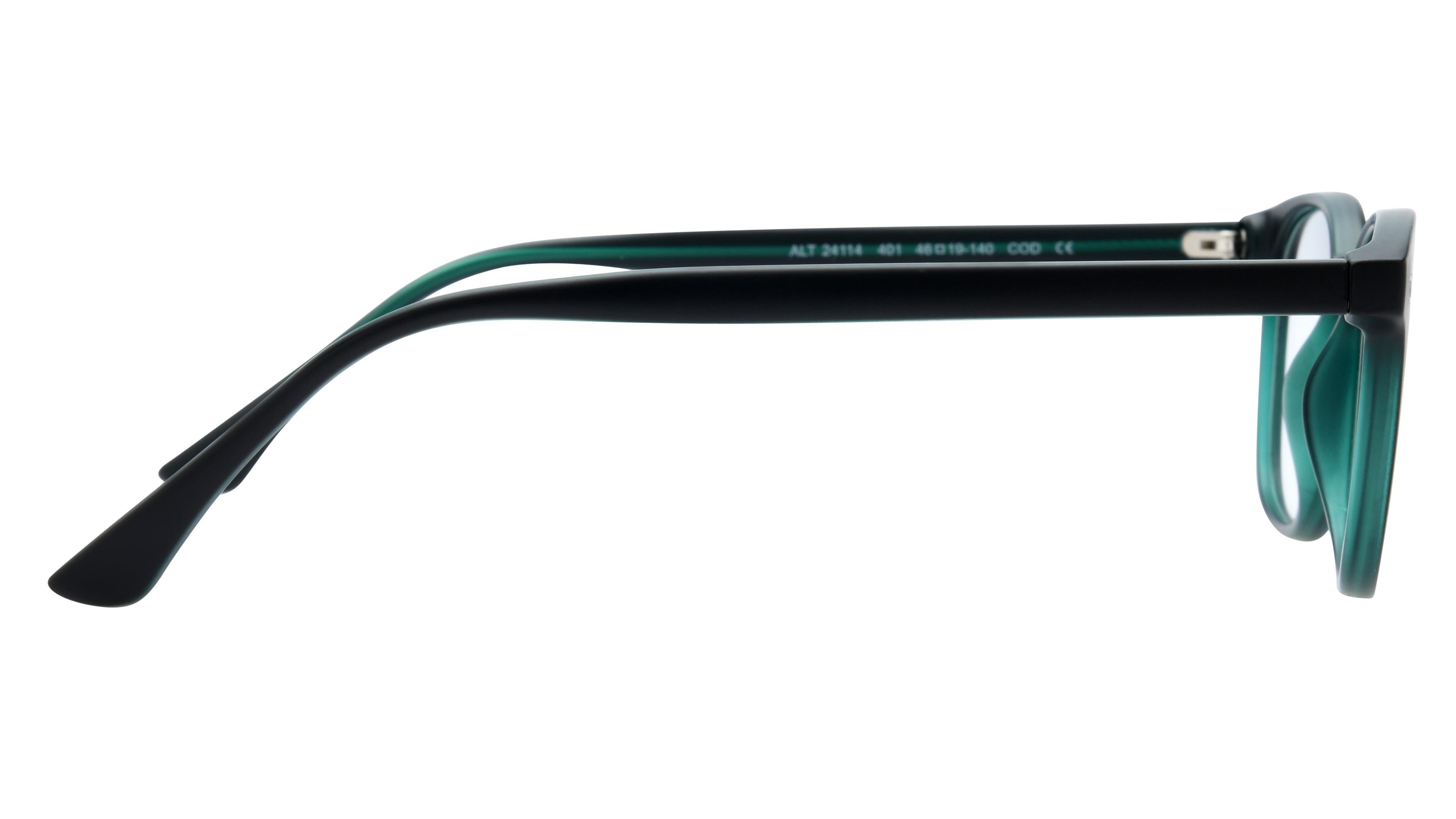 Lunettes de vue Alternance Enfant Noir Rectangle ALT24114 Droite