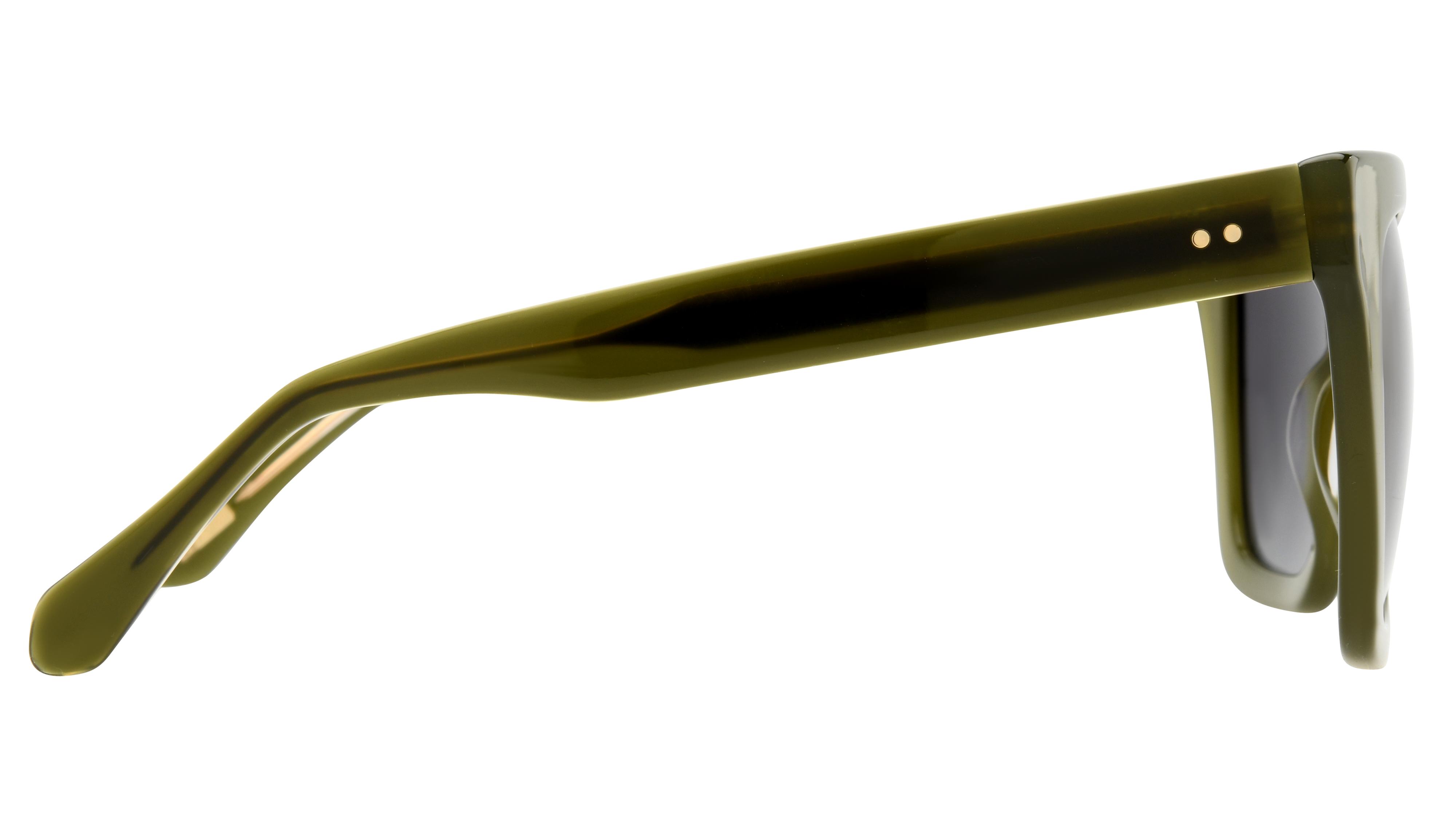 Lunettes de soleil Pol&Sun Femme Vert Carré Pos2505 Droite