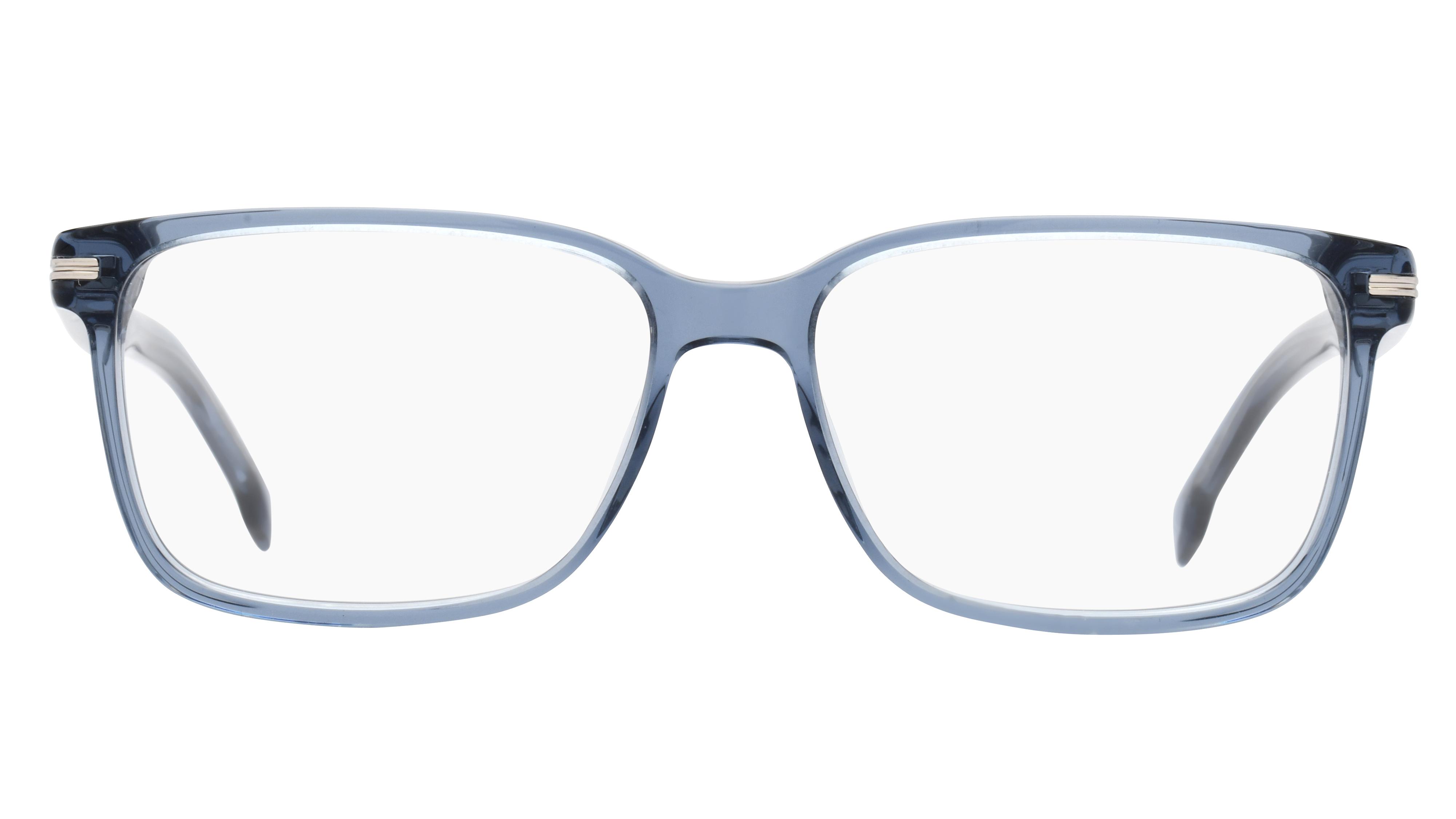 Monture Optique Boss Boss1511 Pjp Bleu Fonce Crist Rectangle Lynx Optique