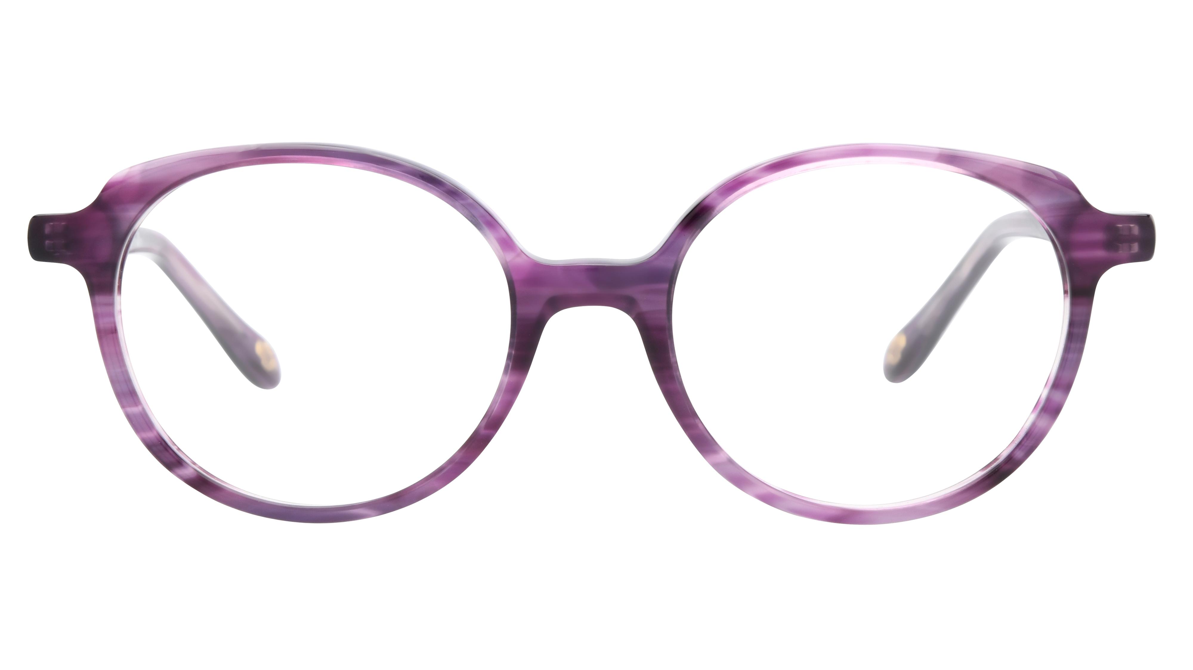 Lunettes de vue têtes à TETES Enfant Violet Papillon Tat2408E+ Face