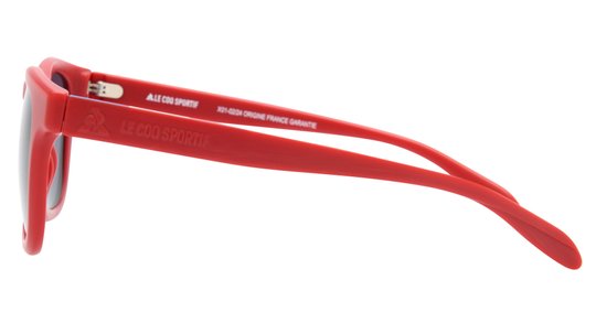 Lunettes de soleil Le Coq Sportif Homme Rouge Rectangle Lcs2402/S Gauche