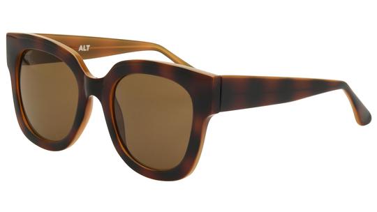 Lunettes de soleil Alternance Femme Marron Papillonnante Alt26203 Trois-Quart