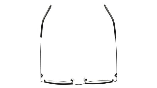 Lunettes de vue Alternance Enfant Noir Ronde Alt25118 Dessus