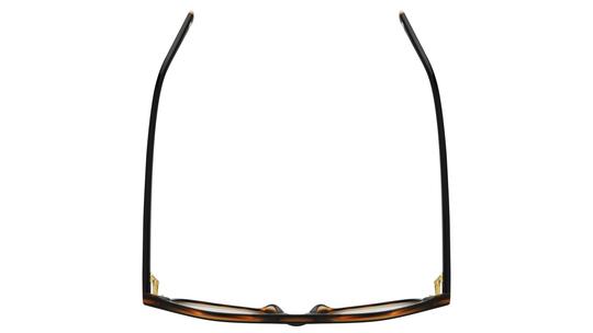 Lunettes de vue Siralya Femme Noir Aviateur sir2601 Dessus