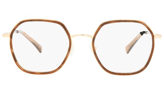 Lunettes de vue Longchamp Femme Marron Carré LO2183 Face