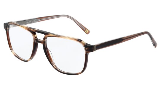 Lunettes de vue L'Atelier du Faubourg Homme Marron Aviateur Adf2401 Trois-Quart