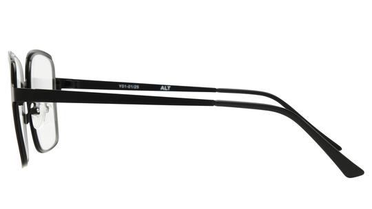 Lunettes de vue Alternance Femme Noir Carré Alt25110 Gauche