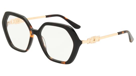 Lunettes de vue Guess Femme Ecaille Oversize Gu50317 Trois-Quart