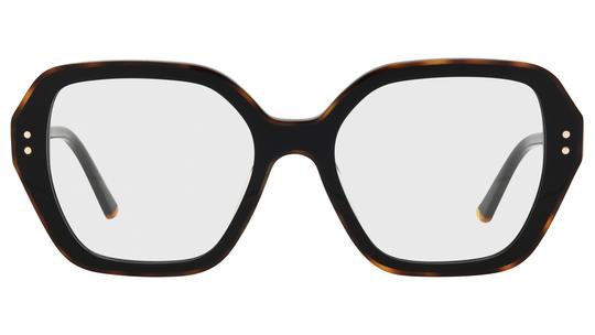 Lunettes de vue Siralya Femme Noir Carré sir2604 Face